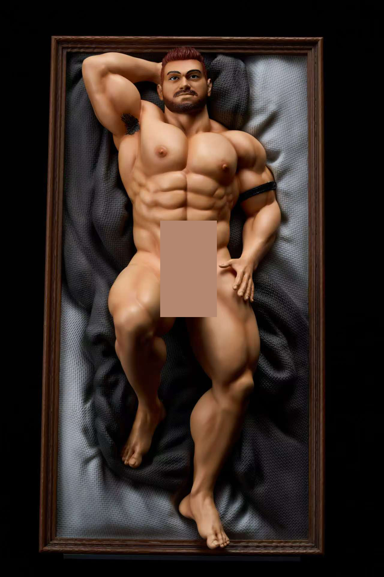 Original Muscle Man Big Black Statue GK Figure(18+MALE)-Mo Zi Studio Pre-sale