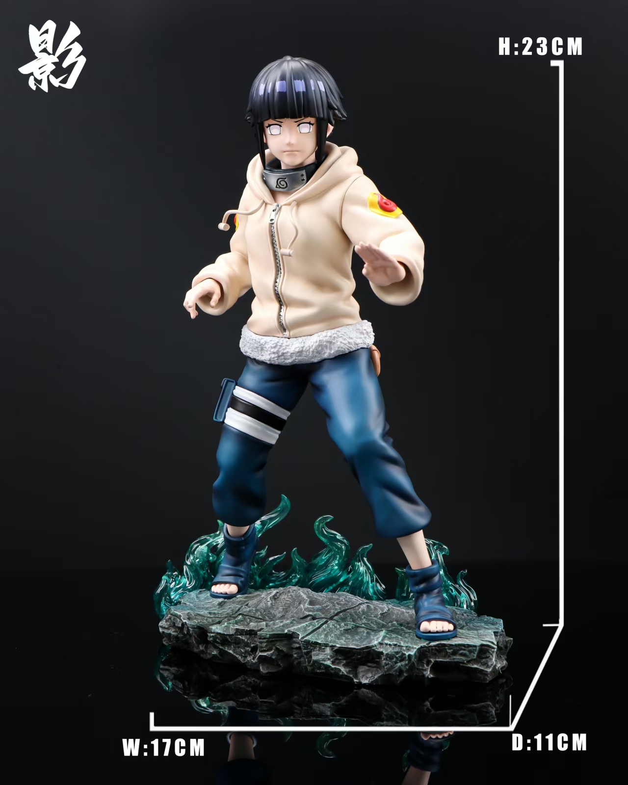 In stock-Naruto Childhood Series #1: Little Hinata Hyuga Statue(GK)-YING Studio
