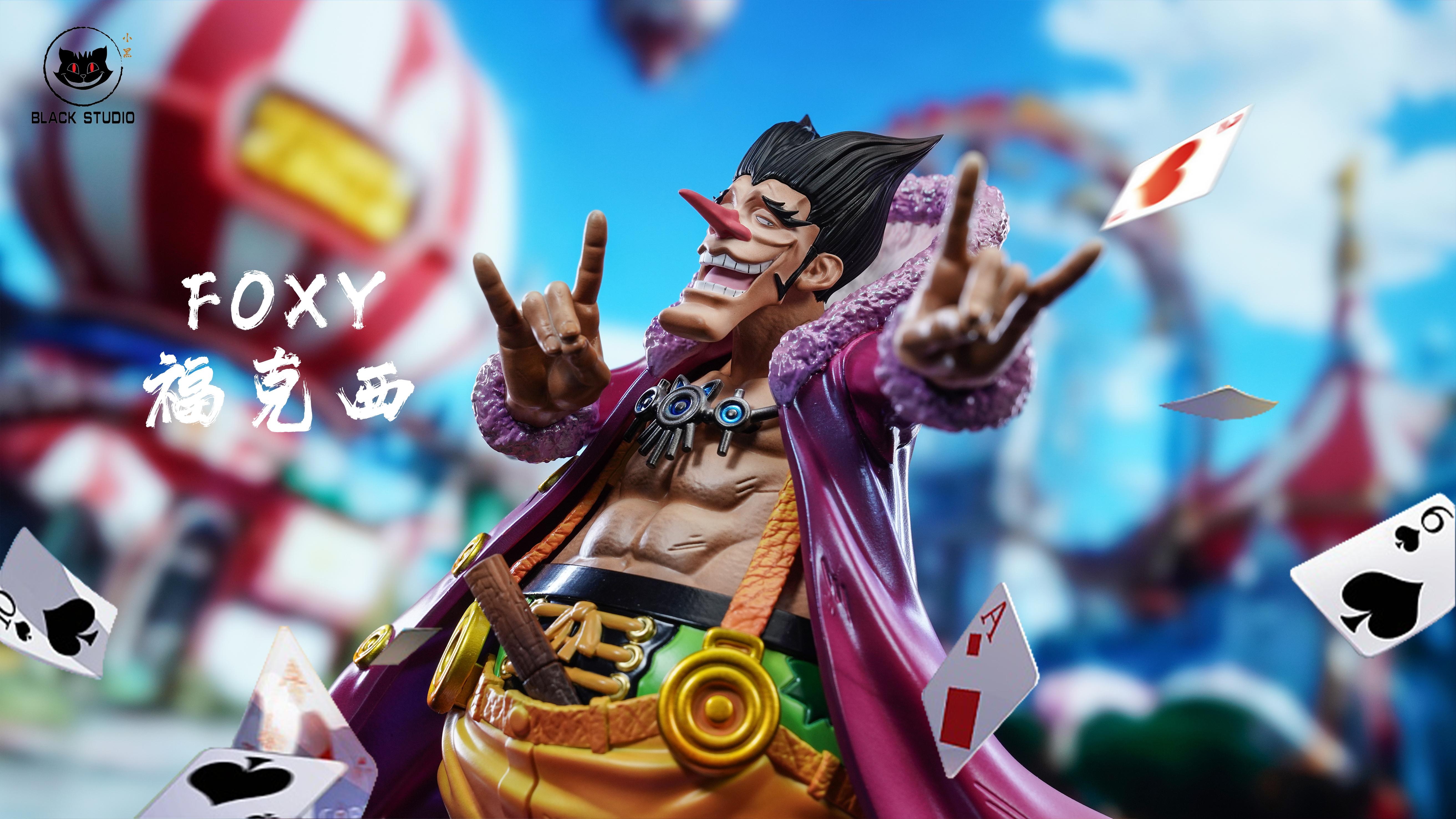 Black Studio - One Piece Foxy Statue(GK)