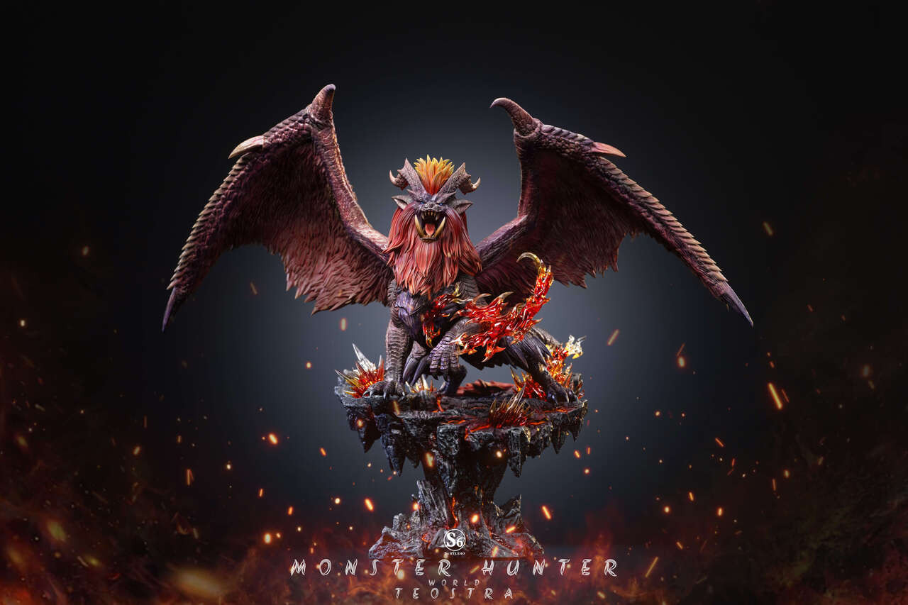 S6 Studio -Monster Hunter Flame King Dragon Statue(GK)