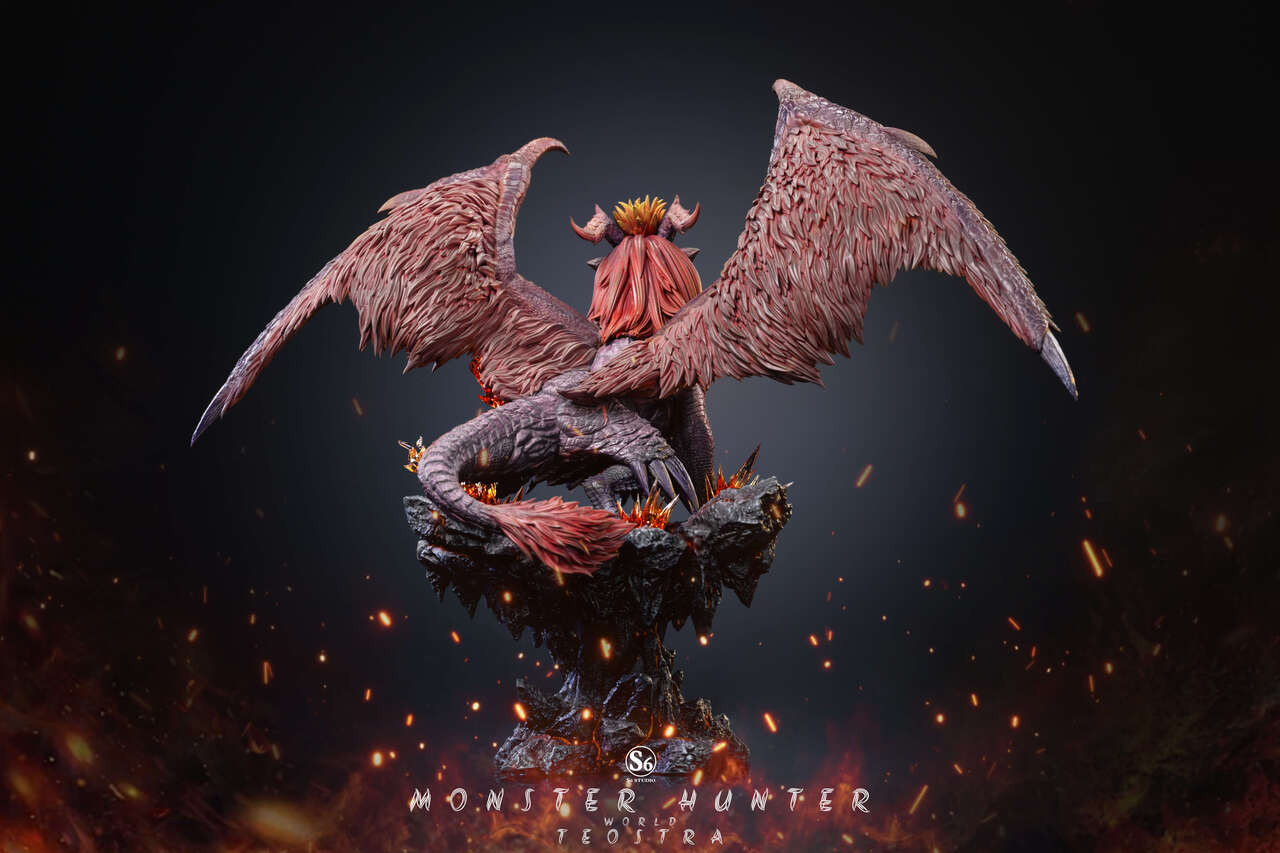 S6 Studio -Monster Hunter Flame King Dragon Statue(GK)