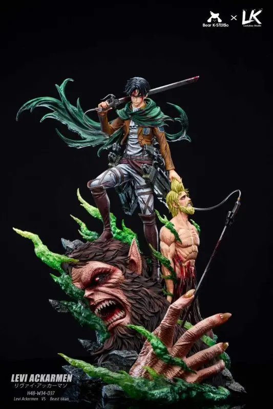 Bear K Studio & LuckyKay Studio - Attack on Titan Levi Ackerman Statue (GK)