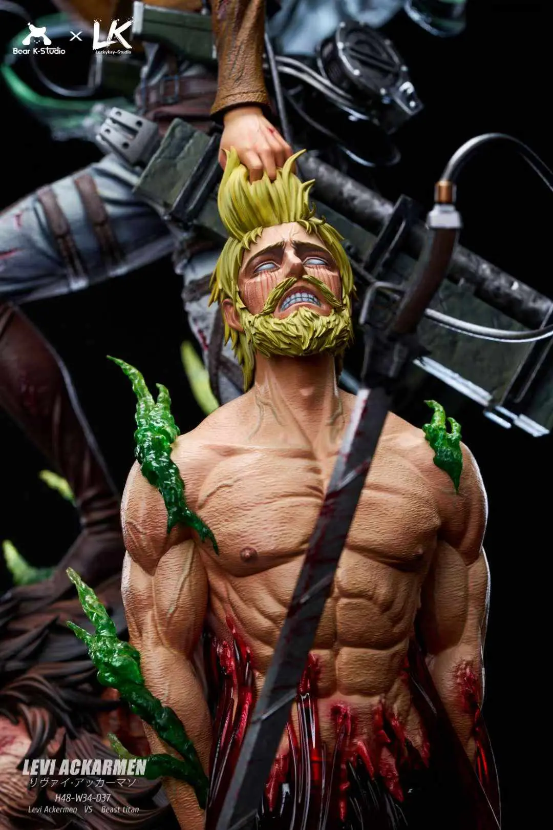 Bear K Studio & LuckyKay Studio - Attack on Titan Levi Ackerman Statue (GK)