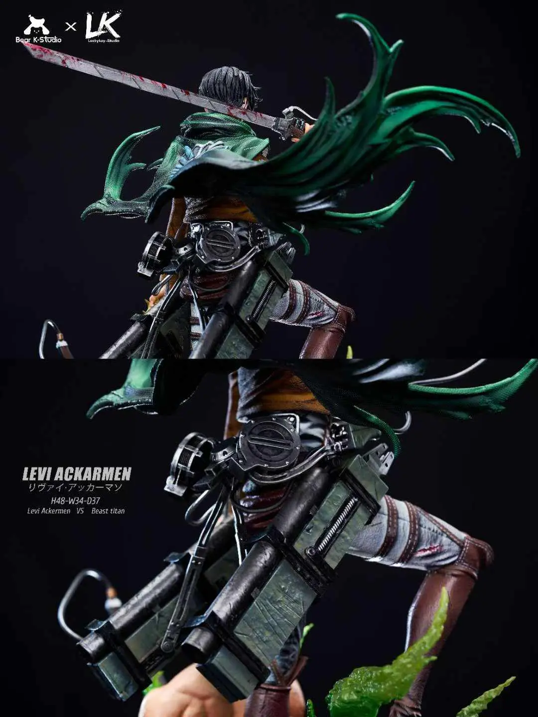 Bear K Studio & LuckyKay Studio - Attack on Titan Levi Ackerman Statue (GK)