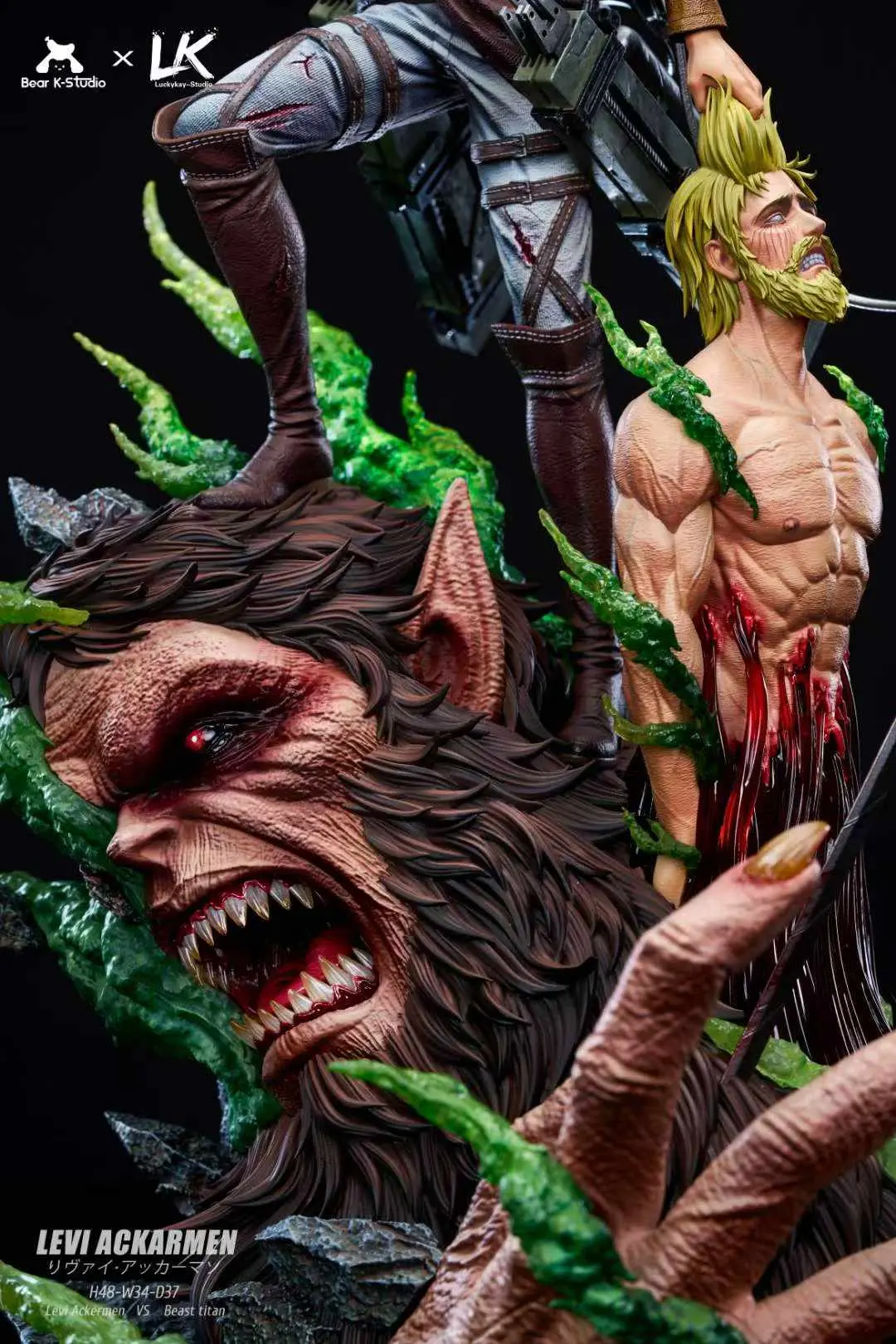 Bear K Studio & LuckyKay Studio - Attack on Titan Levi Ackerman Statue (GK)