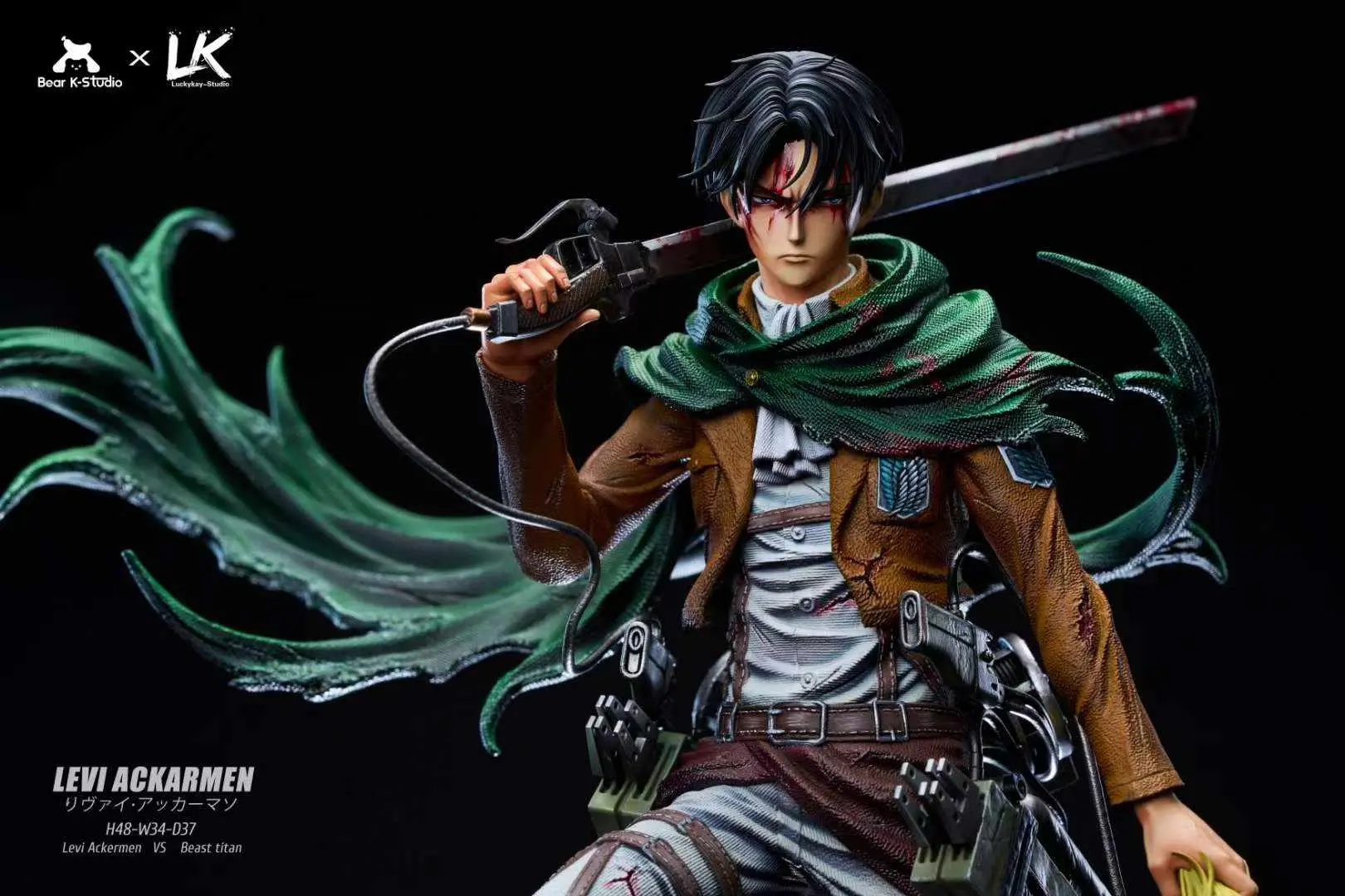 Bear K Studio & LuckyKay Studio - Attack on Titan Levi Ackerman Statue (GK)