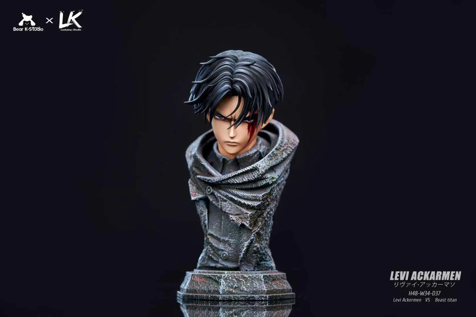 Bear K Studio & LuckyKay Studio - Attack on Titan Levi Ackerman Statue (GK)