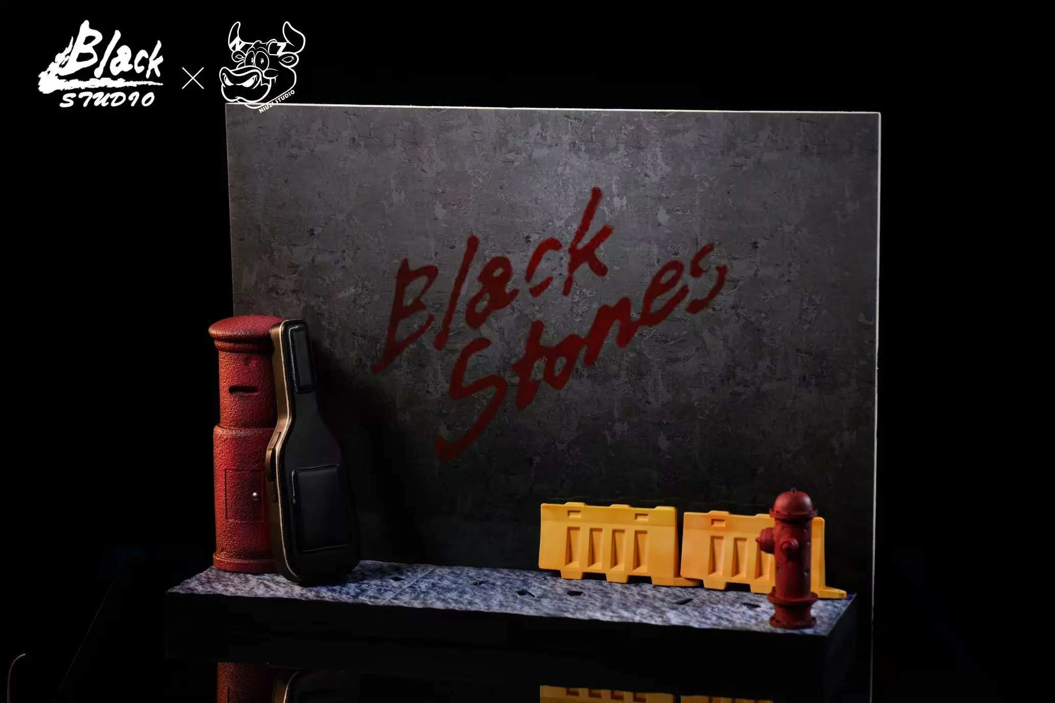 NIUZI Studio & Black Studio - NANA BLACK STONE Band Nobuo Terashima & Yasushi Takagi & Shinichi Okazaki Statue(GK)