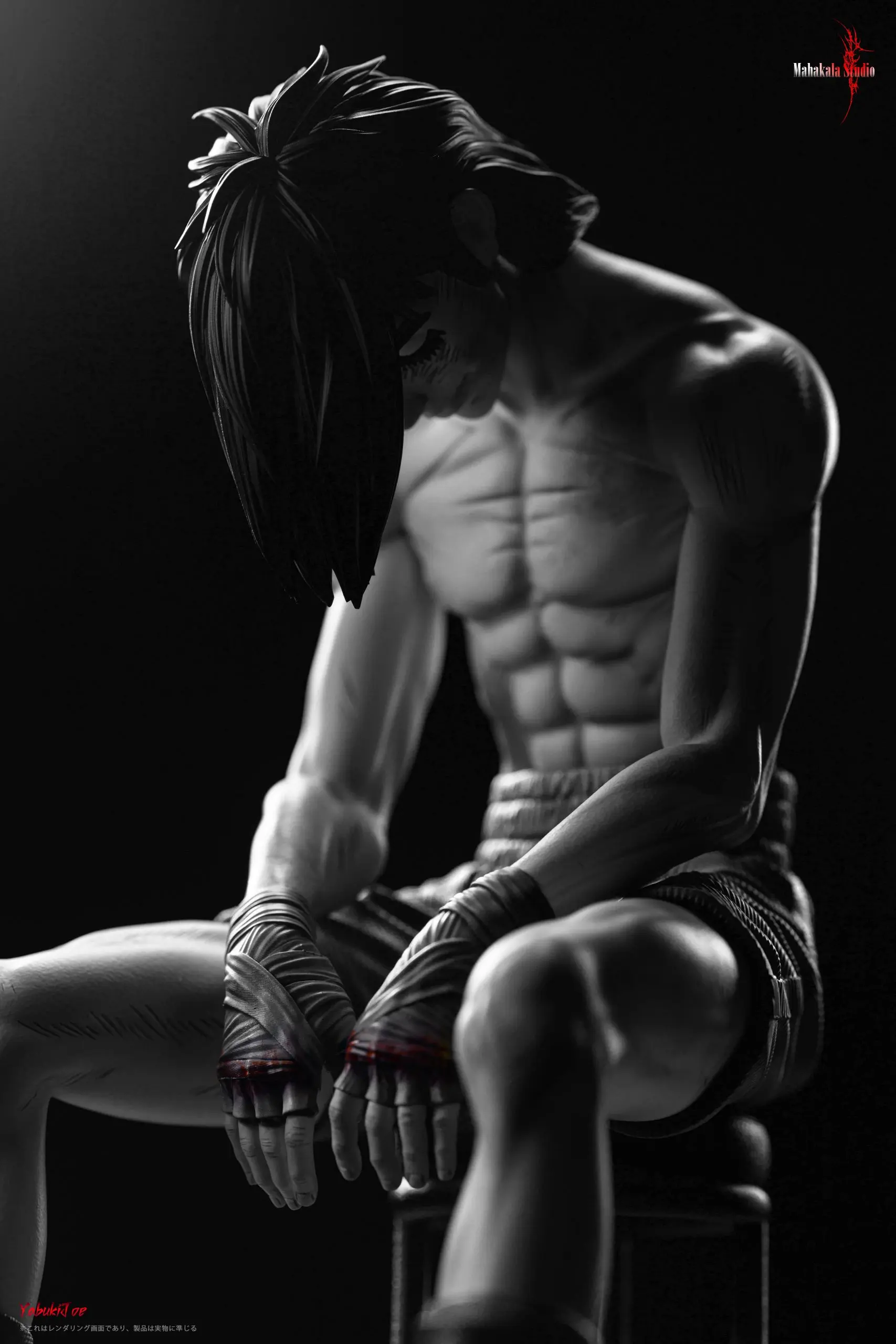 Mahakala Studio - Ashita no Joe Burning Yabuki Joes Death Statue(GK)