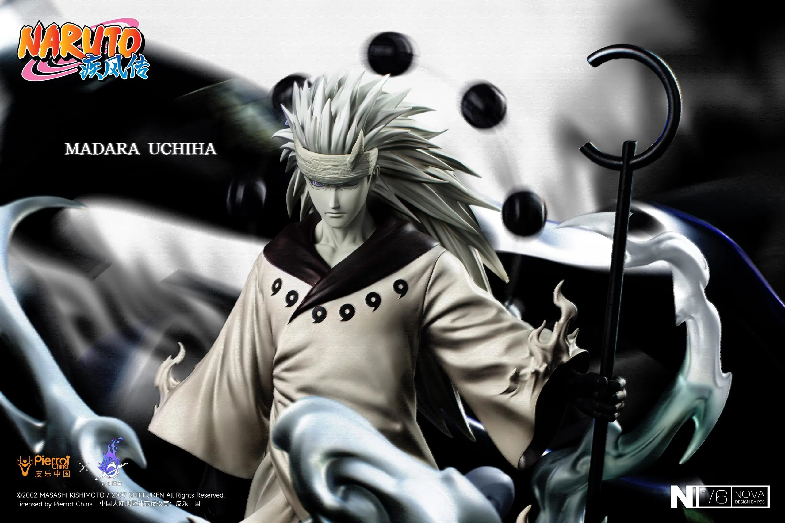 Pickstar Studio - Naruto Officially Licensed Uchiha Madara 1/6 Statue & Uchiha Obito 1/6 Statue (Licensed) Statue(GK)