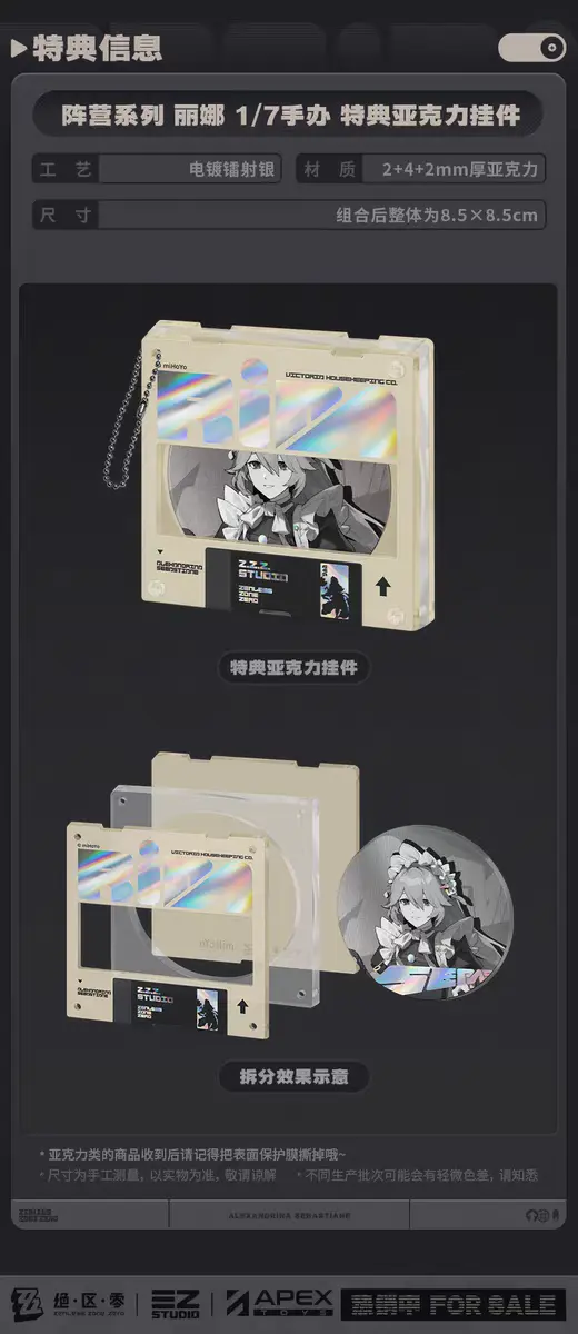 miHoyo - Zenless Zone Zero Faction Series Alexandrina Sebastian 1/7 scale figure (Licensed) Statue(GK)