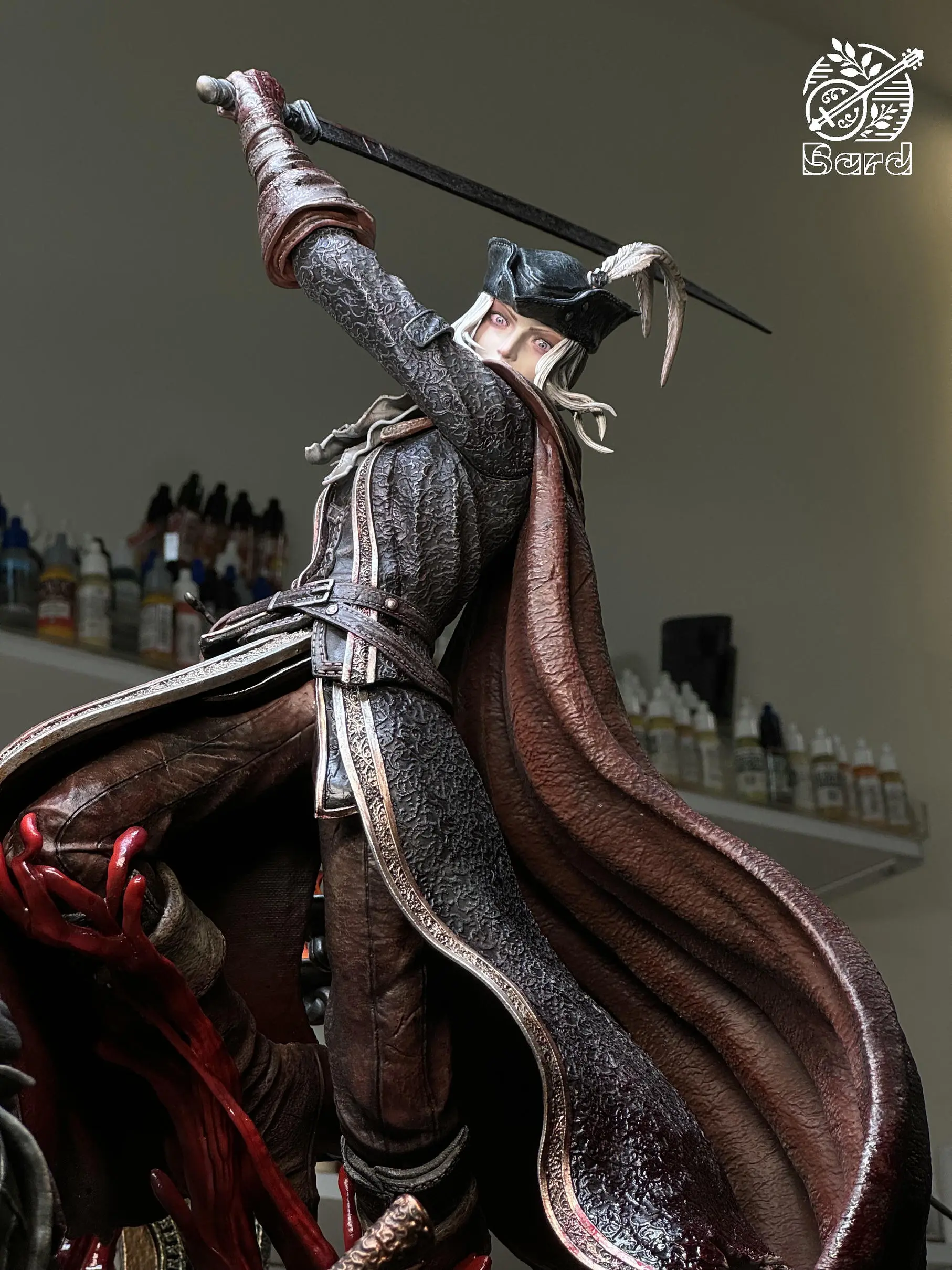 Bard Studio - Bloodborne Fight in the Astral Clock Tower Lady Maria vs Hunter Statue(GK)
