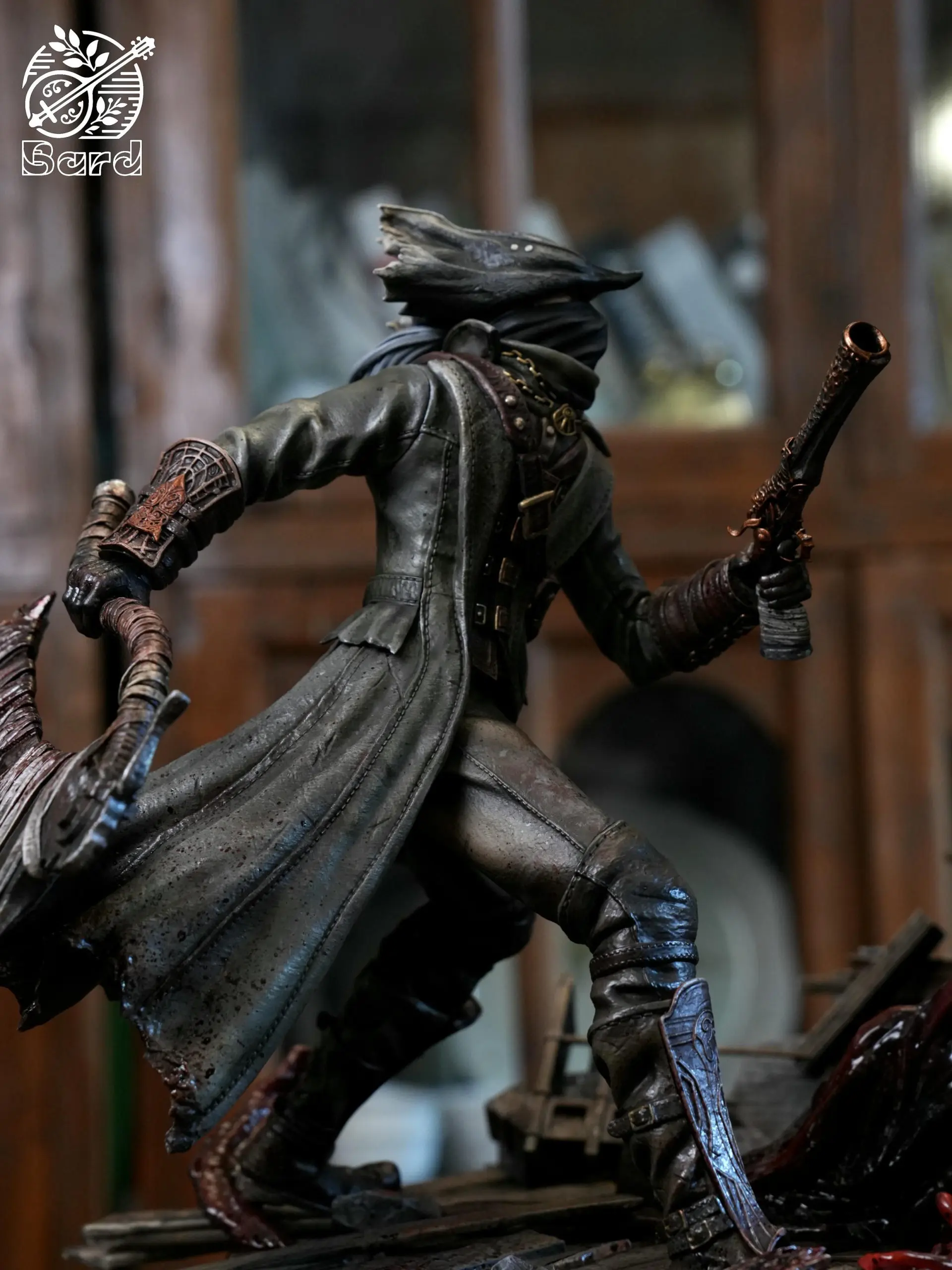 Bard Studio - Bloodborne Fight in the Astral Clock Tower Lady Maria vs Hunter Statue(GK)