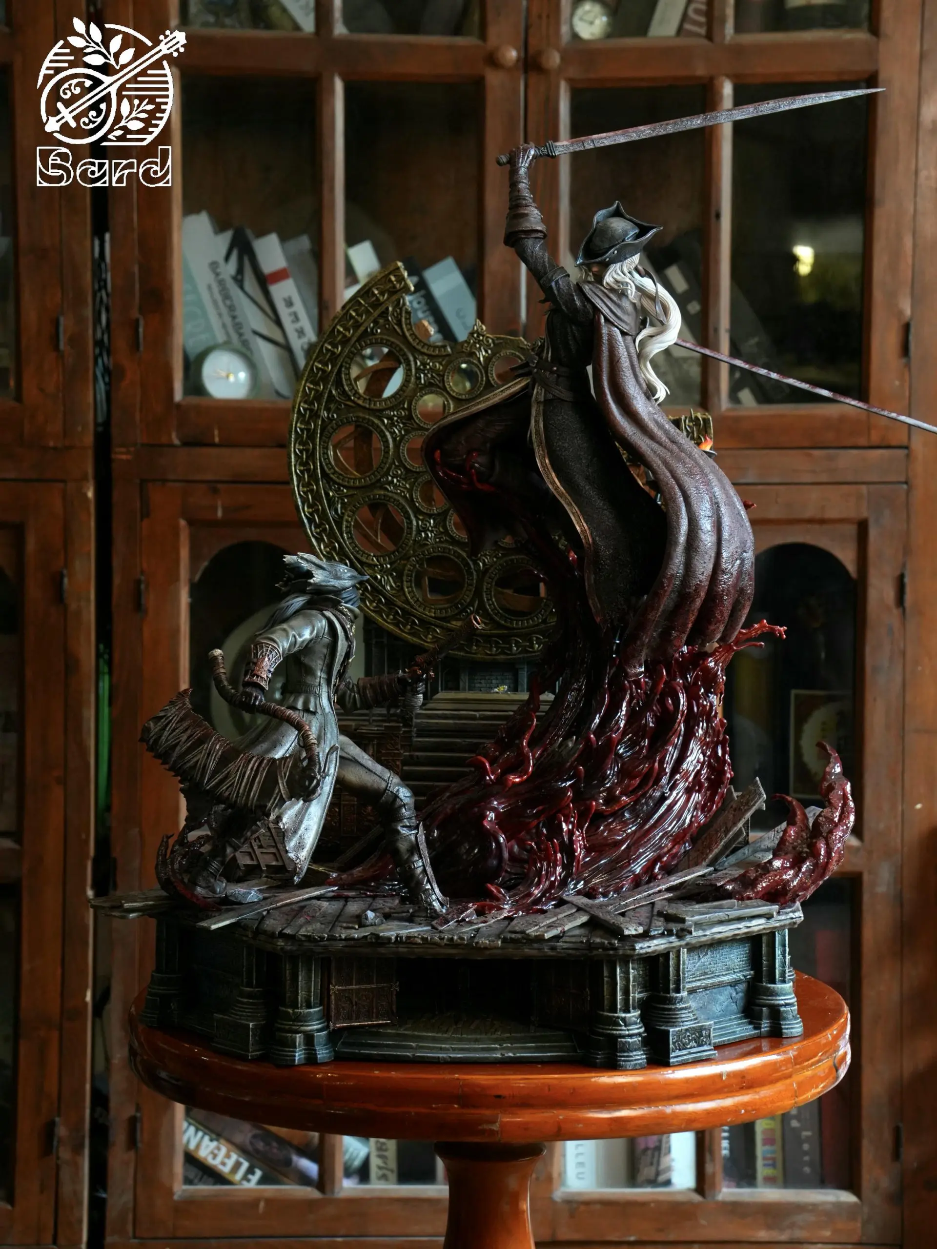 Bard Studio - Bloodborne Fight in the Astral Clock Tower Lady Maria vs Hunter Statue(GK)