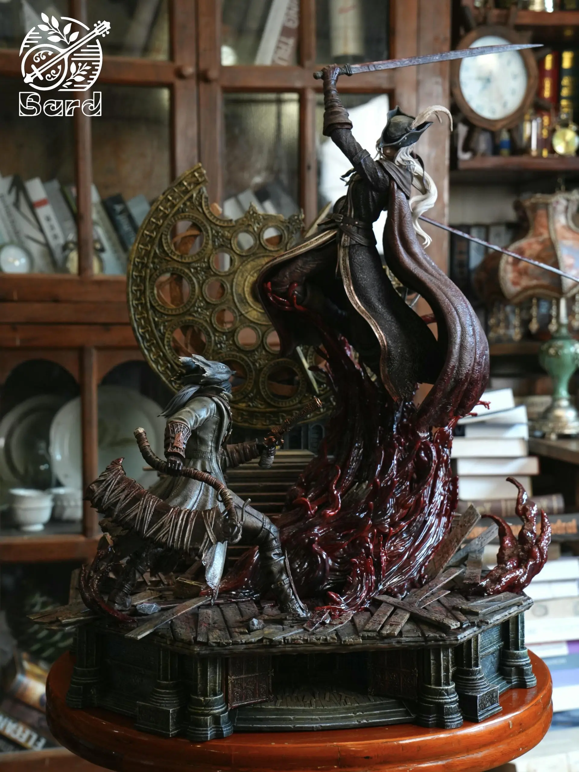 Bard Studio - Bloodborne Fight in the Astral Clock Tower Lady Maria vs Hunter Statue(GK)