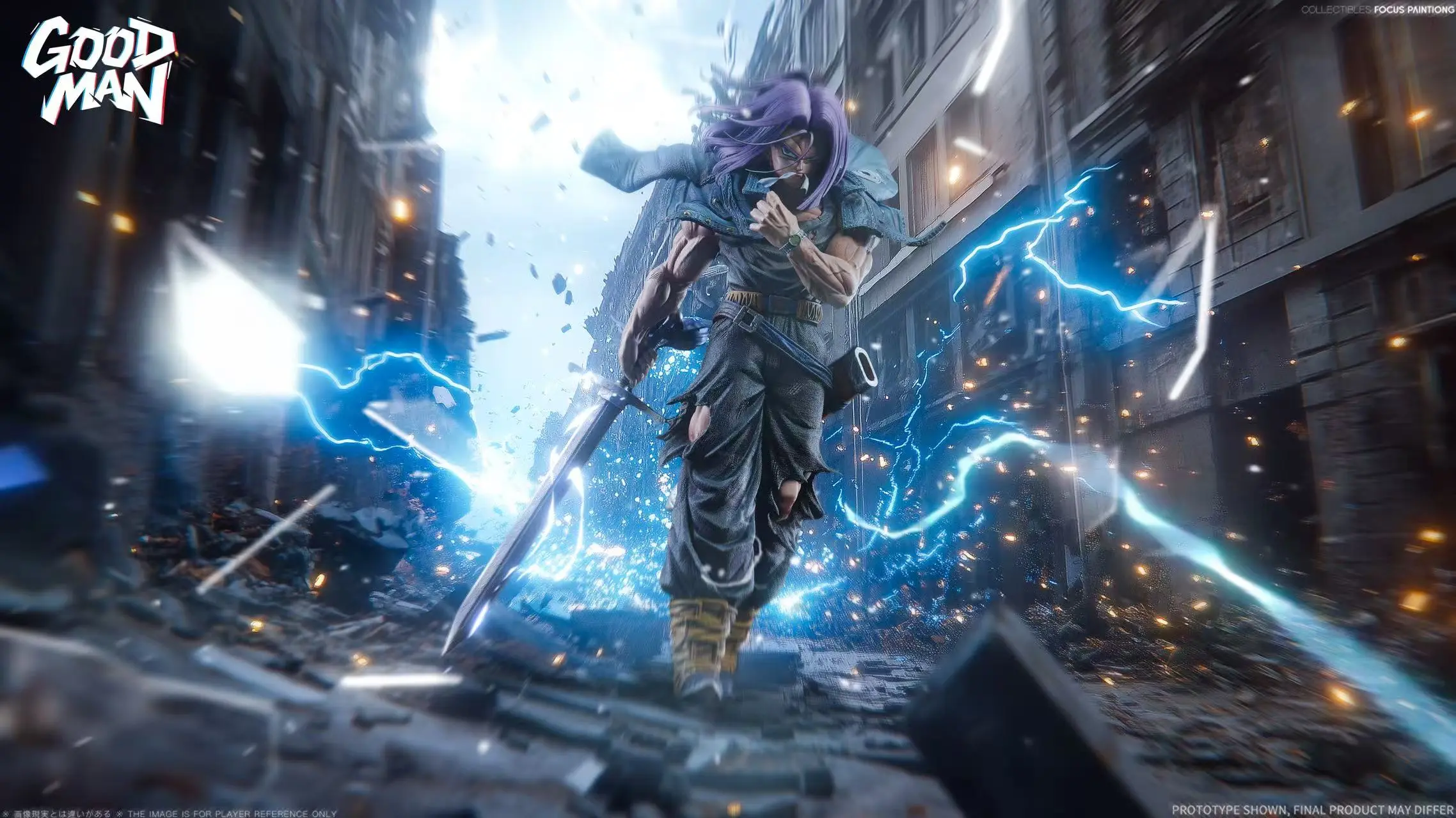 Good Man Studio - Dragon Ball Sword-wielding Trunks Statue(GK)