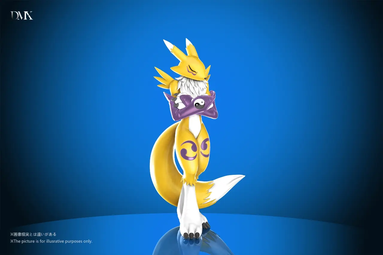 DMX Studio - Digimon Adventure 3 Makino Ruki & Kyubimon & Renamon Statue(GK)