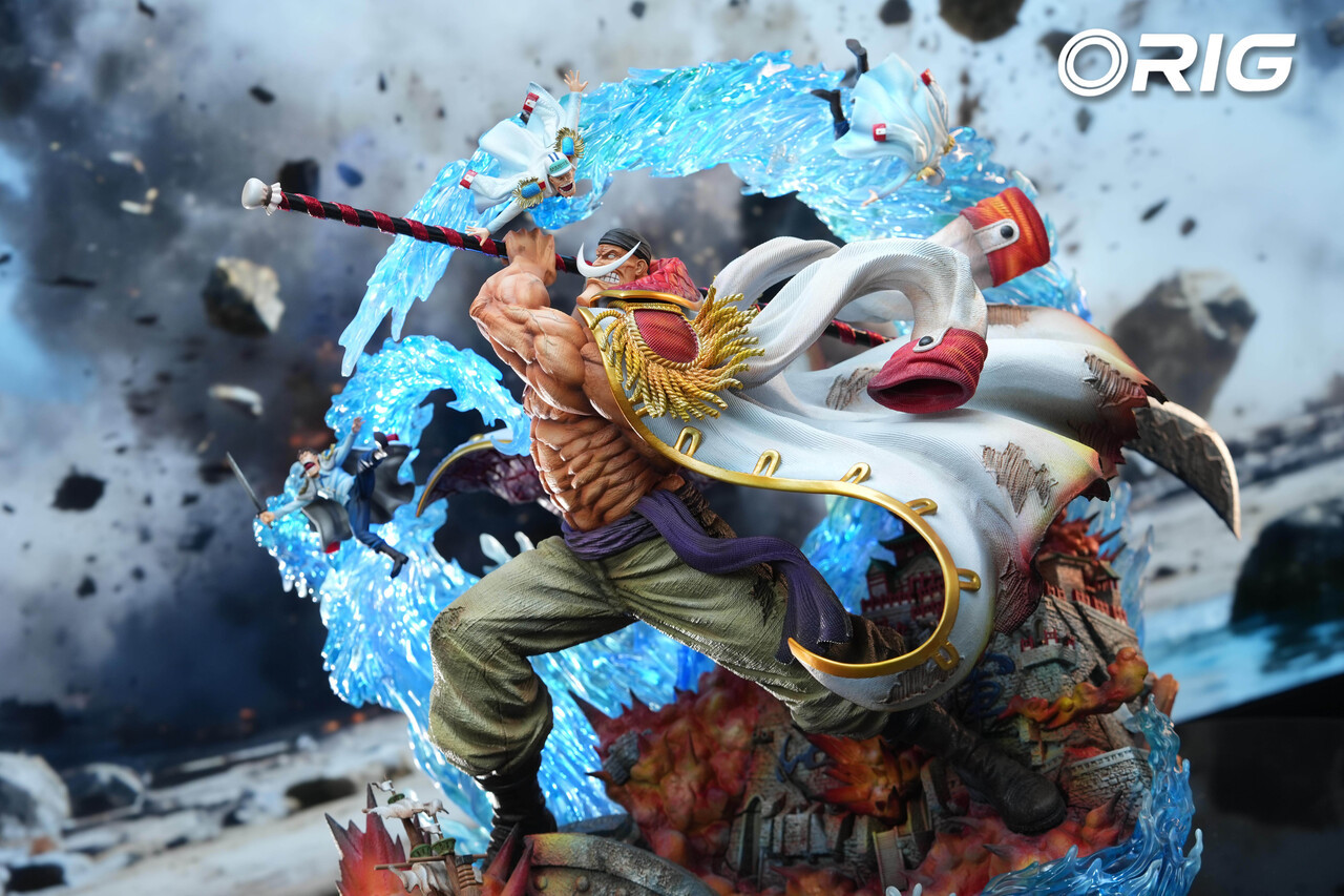 ORIG Studio - One Piece White Beard with LED Statue(GK)