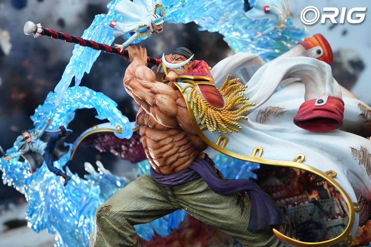 ORIG Studio - One Piece White Beard with LED Statue(GK)