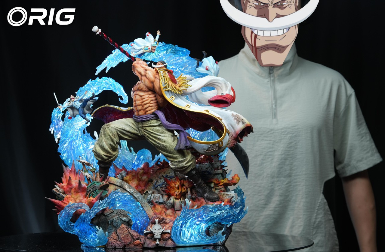 ORIG Studio - One Piece White Beard with LED Statue(GK)