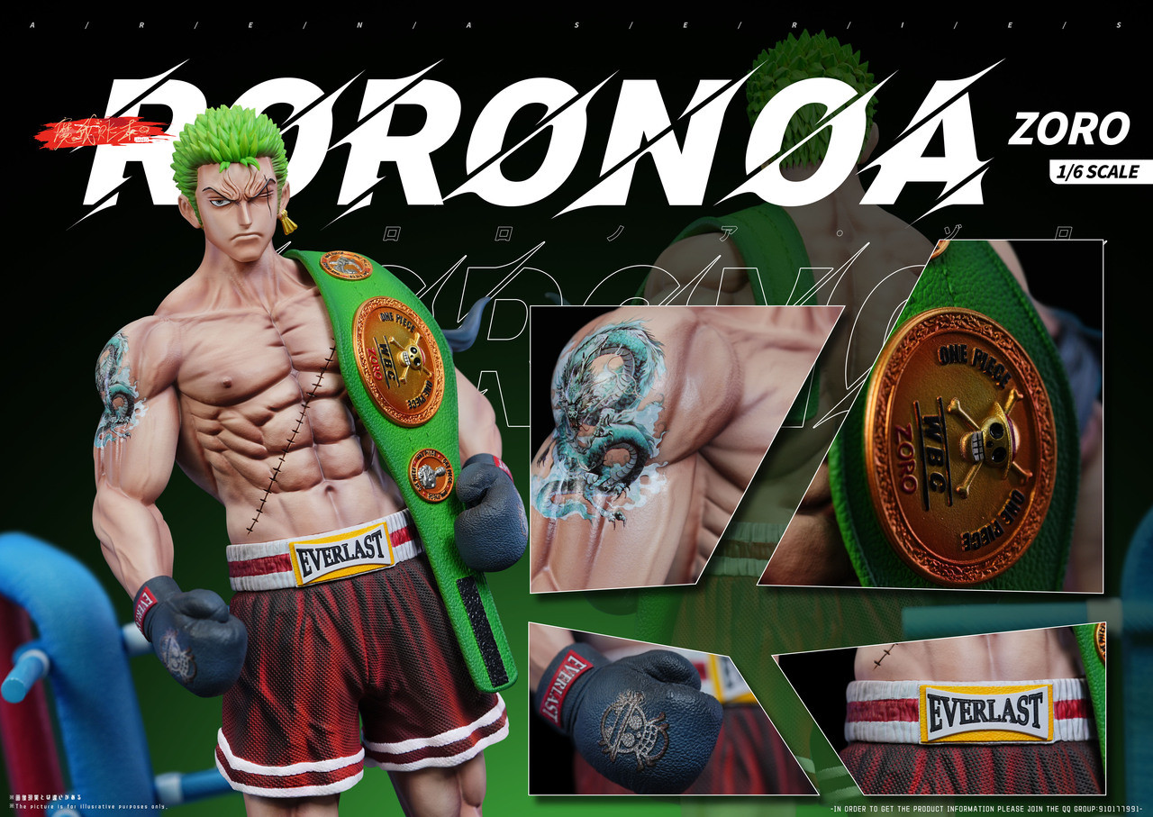 MWZB Studio-One Piece Boxer Roronoa Zoro 1/6 Statue(GK)
