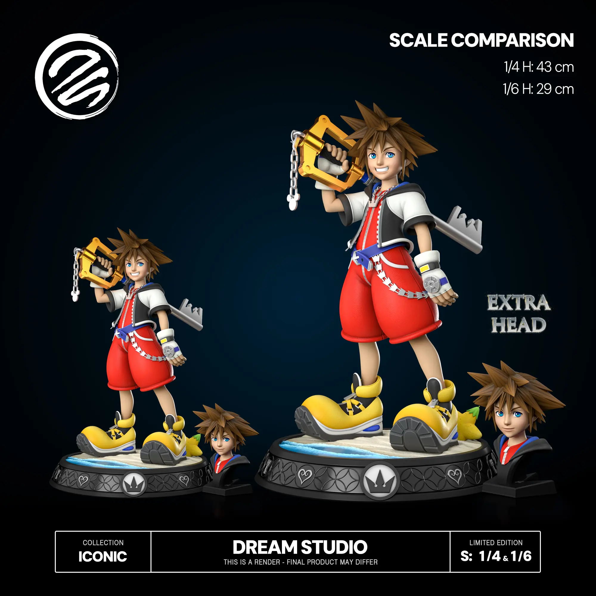 Dream Studio - Sora kingdom Hearts 1 Statue(GK) 