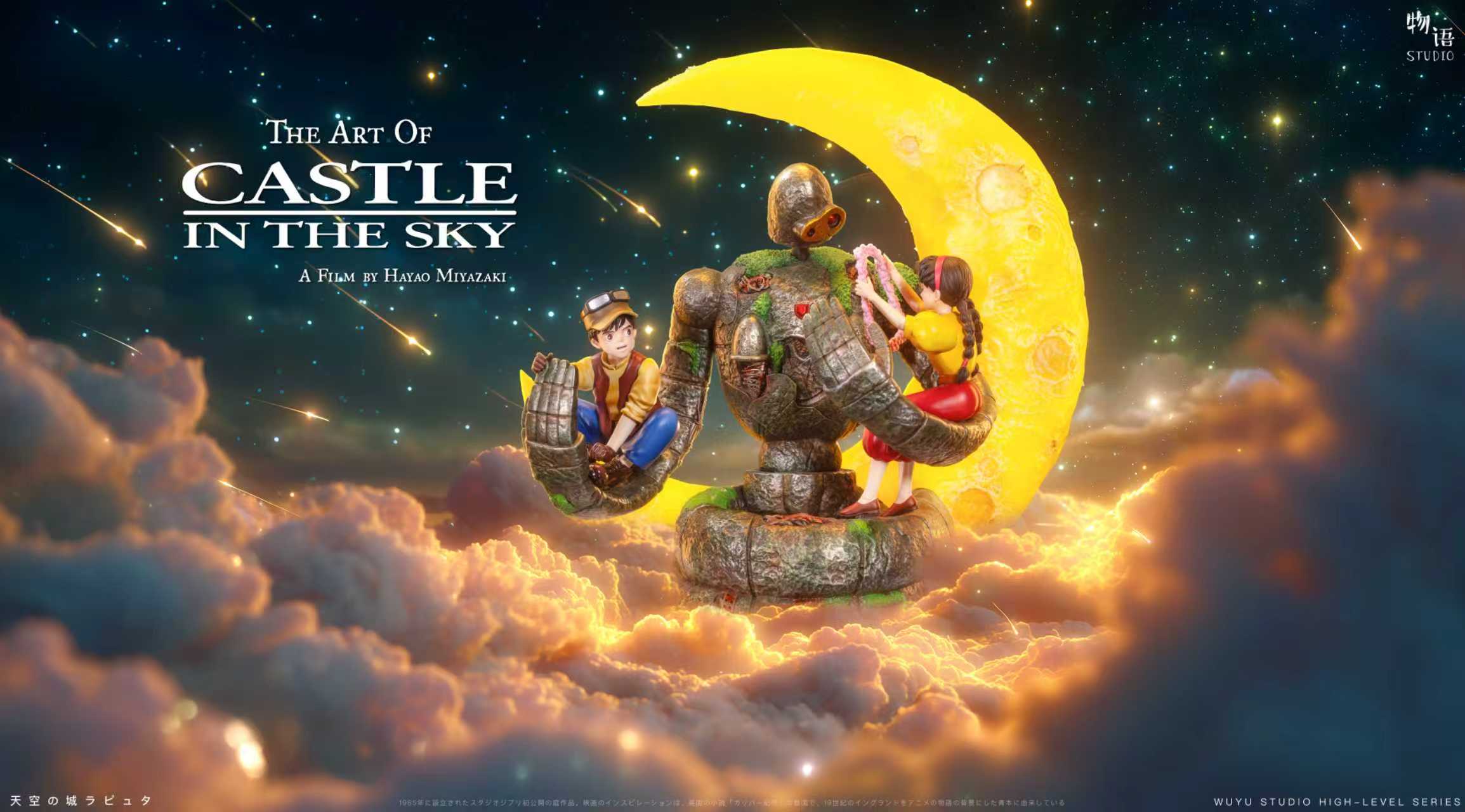 Wu Yu Studio - Castle in the Sky: Embrace of Love Laputian Robo X Sheeta X Pazu Statue(GK) 