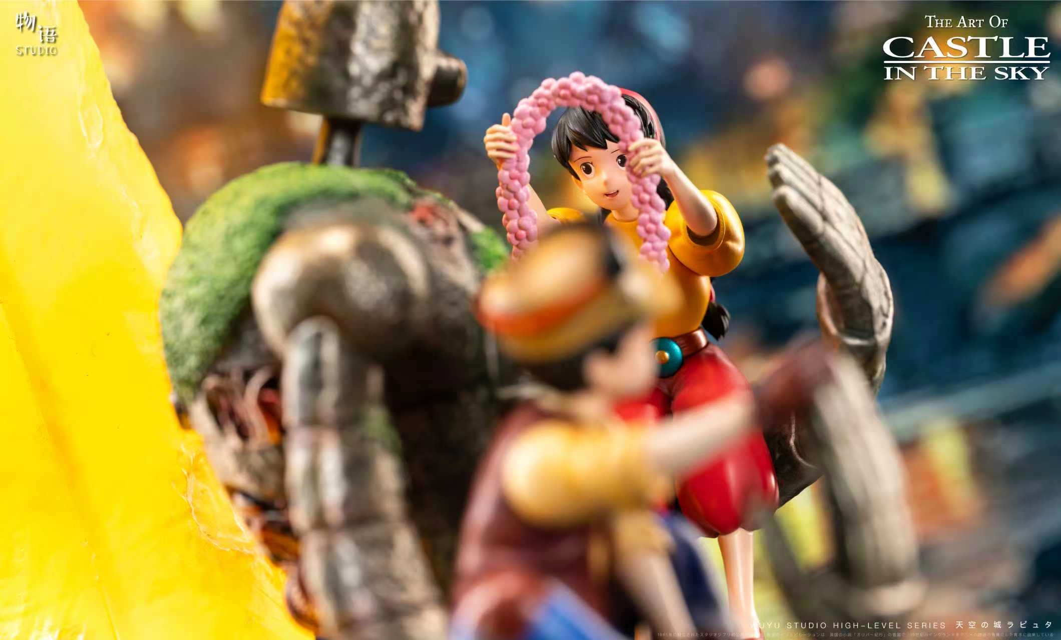 Wu Yu Studio - Castle in the Sky: Embrace of Love Laputian Robo X Sheeta X Pazu Statue(GK) 