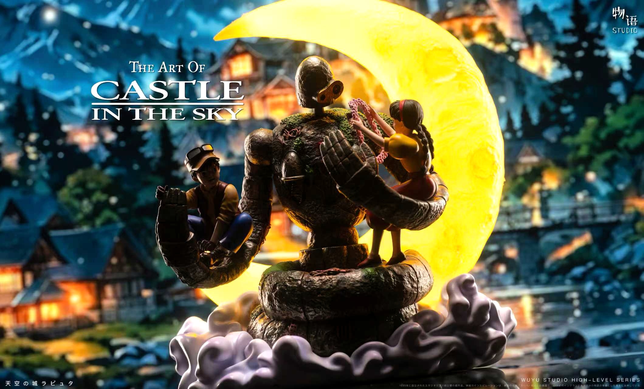 Wu Yu Studio - Castle in the Sky: Embrace of Love Laputian Robo X Sheeta X Pazu Statue(GK) 