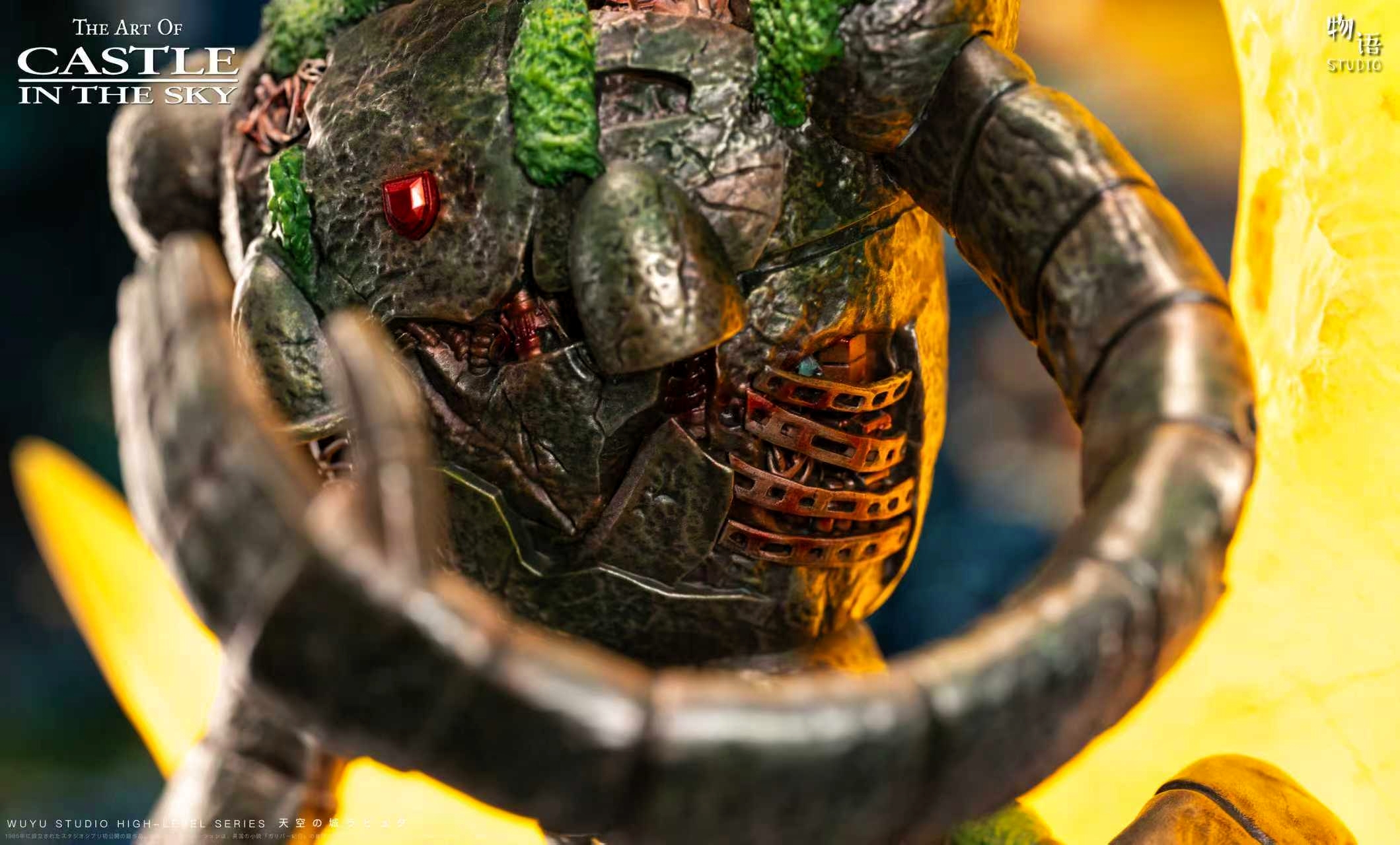 Wu Yu Studio - Castle in the Sky: Embrace of Love Laputian Robo X Sheeta X Pazu Statue(GK) 