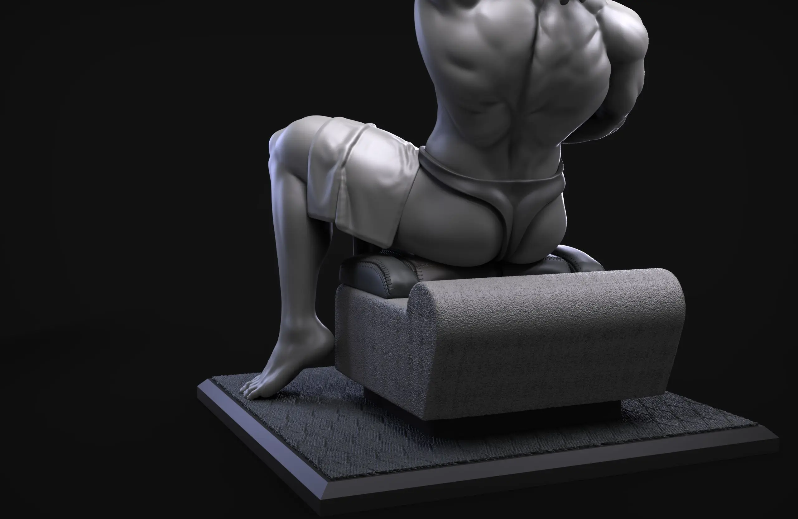 Sweat & Steel Studio - Manly Charm Device Series Derek Crawford (Licensed) Statue