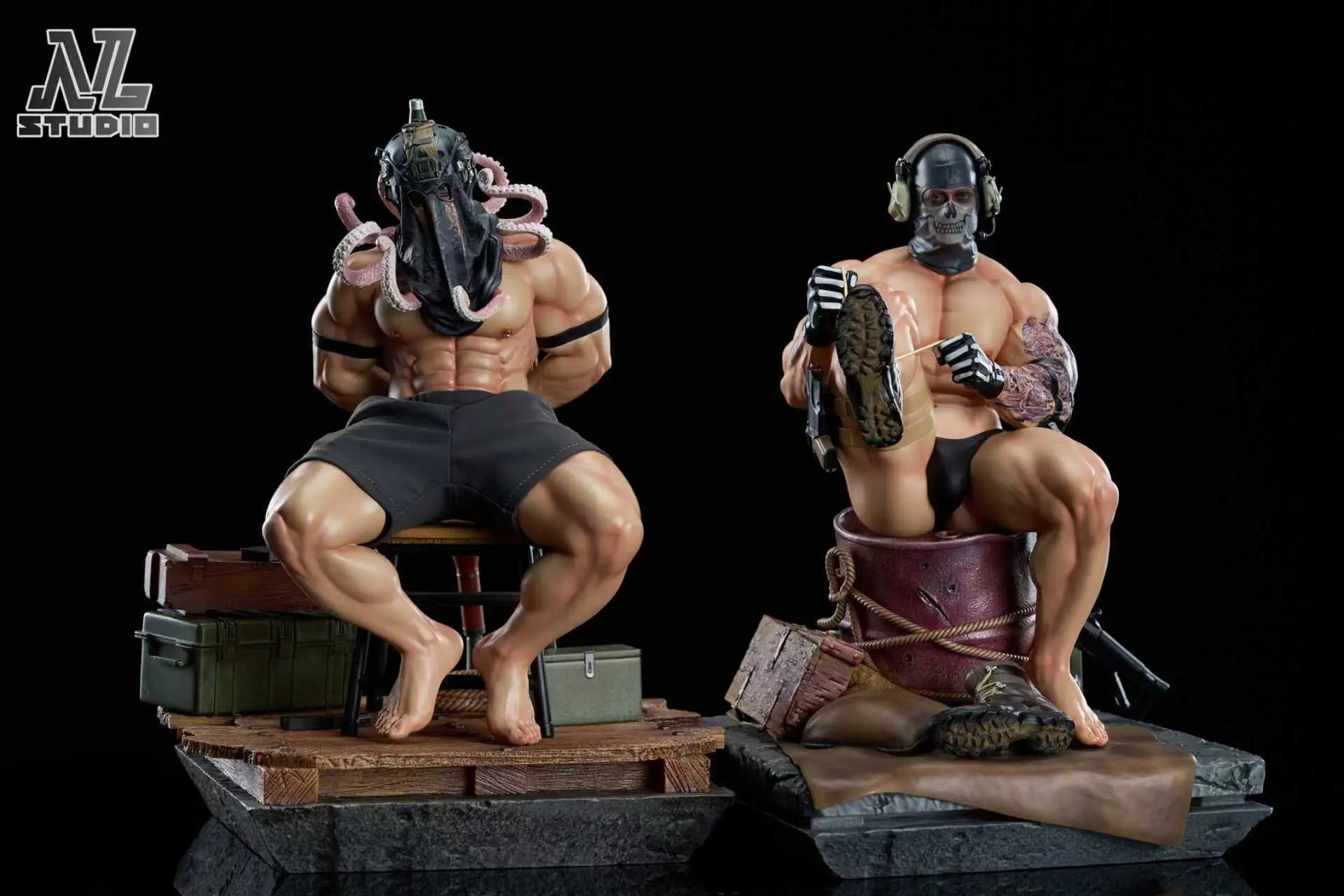 NL Studio - König X Ghost Call of Duty Statue 