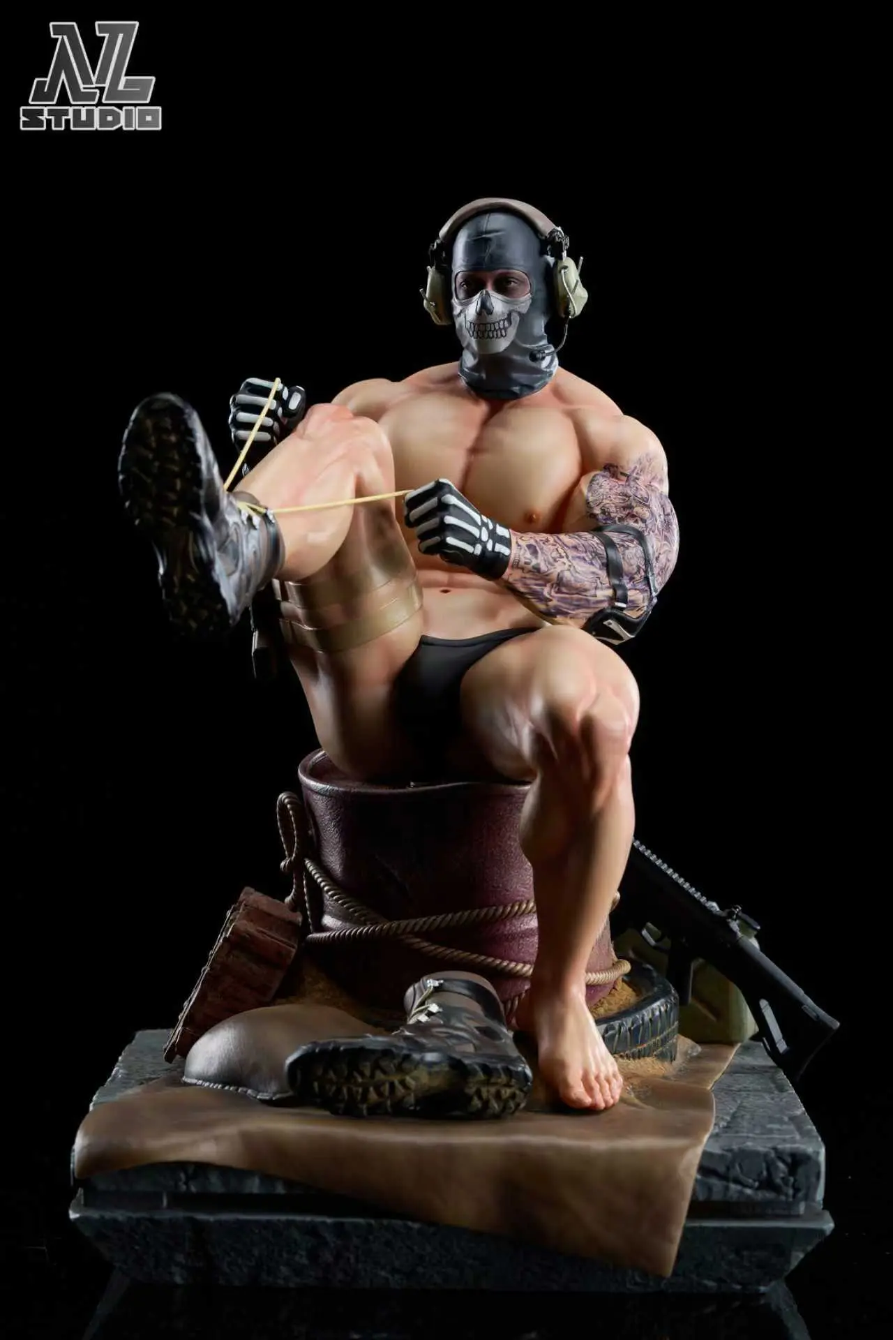 NL Studio - König X Ghost Call of Duty Statue 