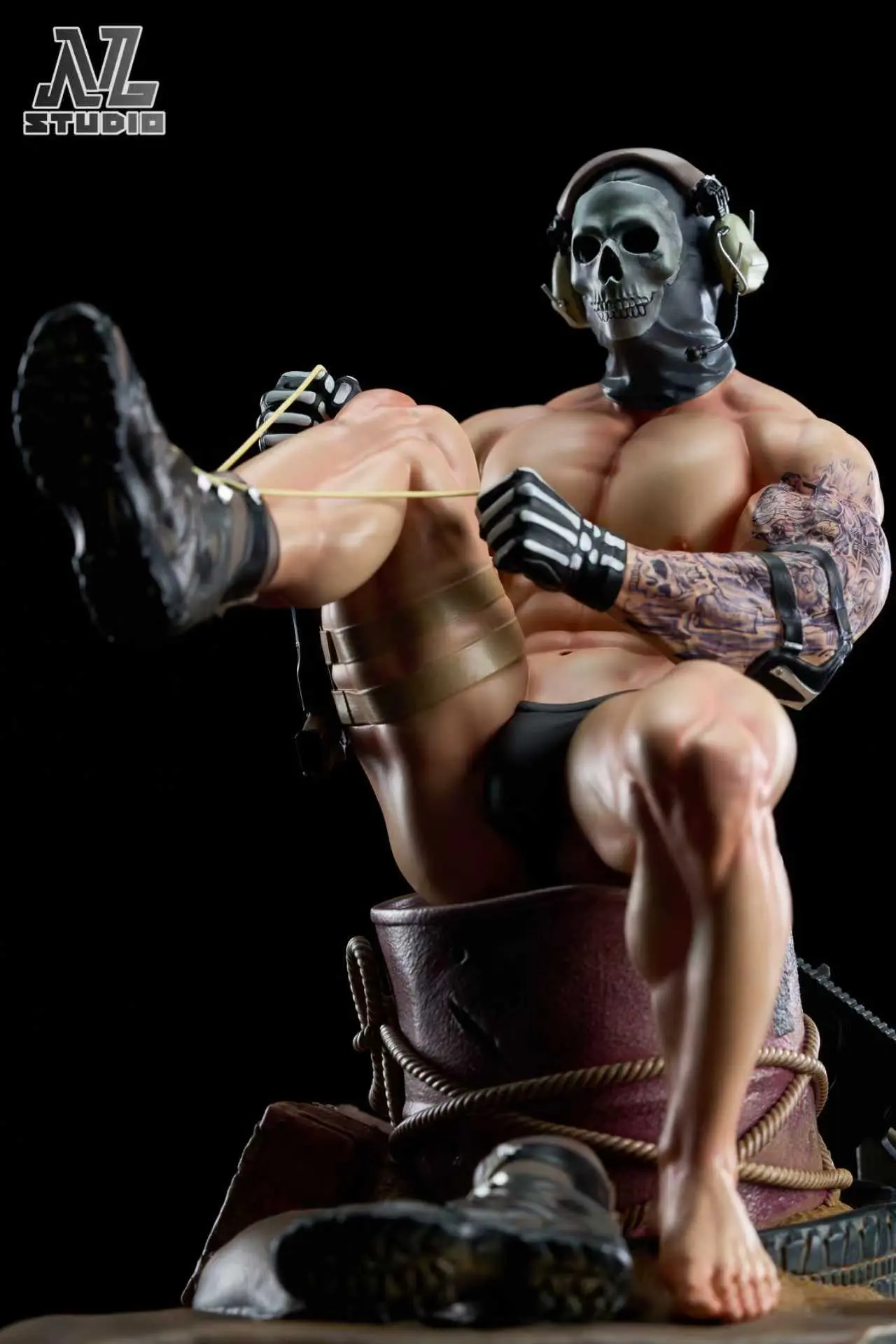 NL Studio - König X Ghost Call of Duty Statue 