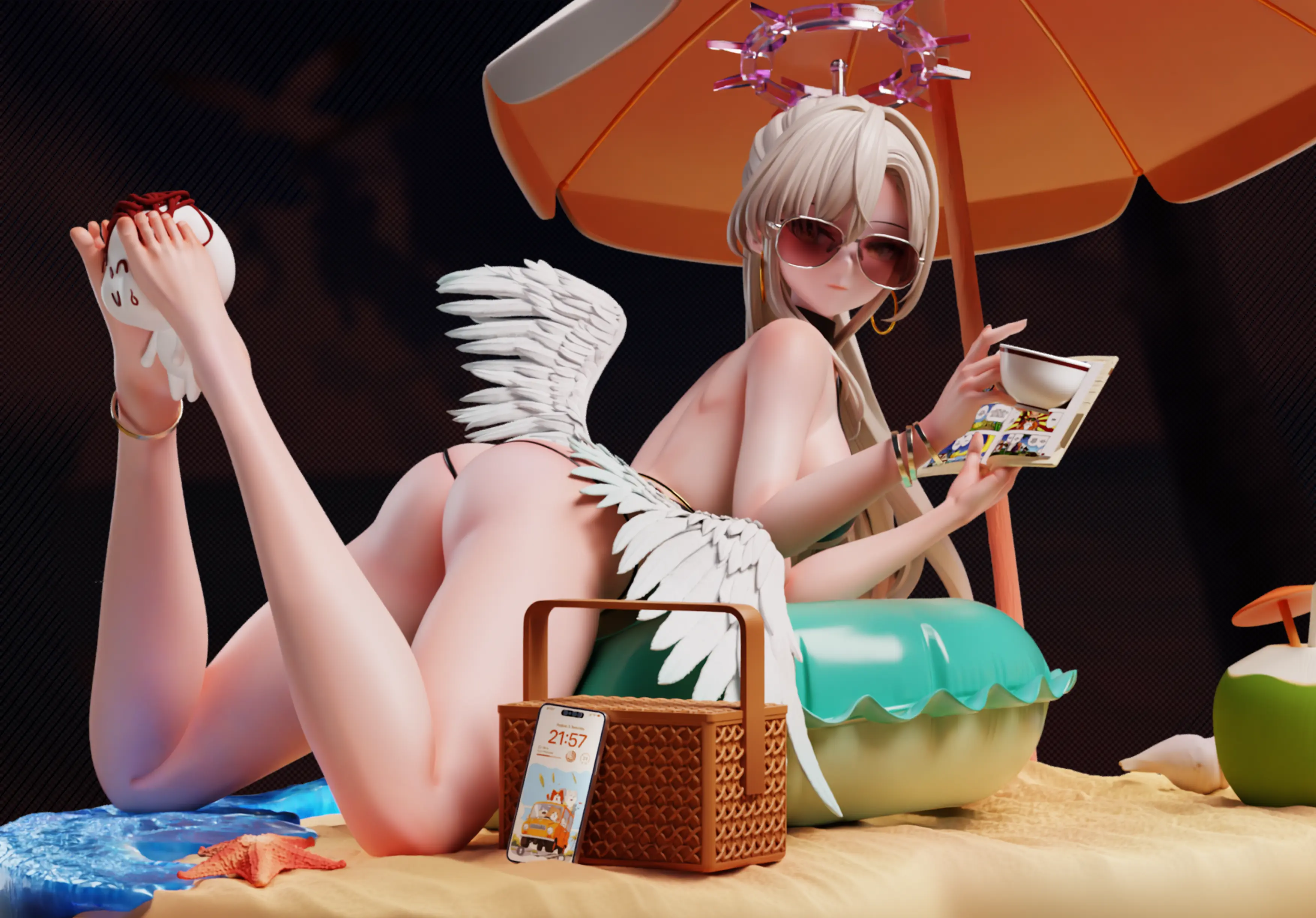 Mi Yin Studio -Blue Archive Swimsuit Nagisa Statue 