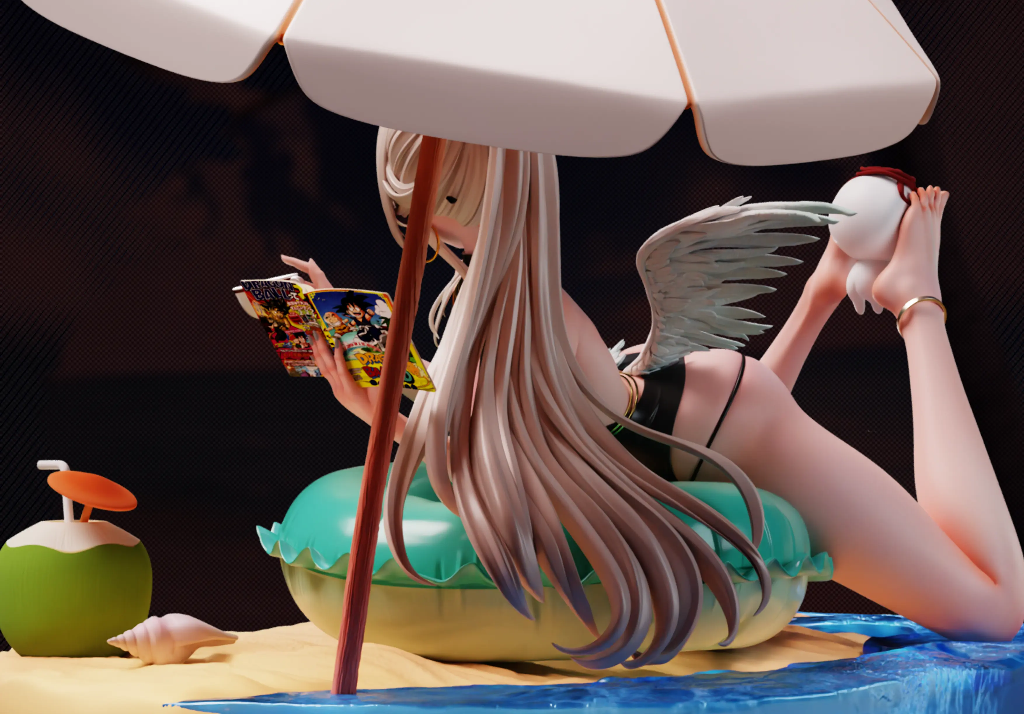 Mi Yin Studio -Blue Archive Swimsuit Nagisa Statue 