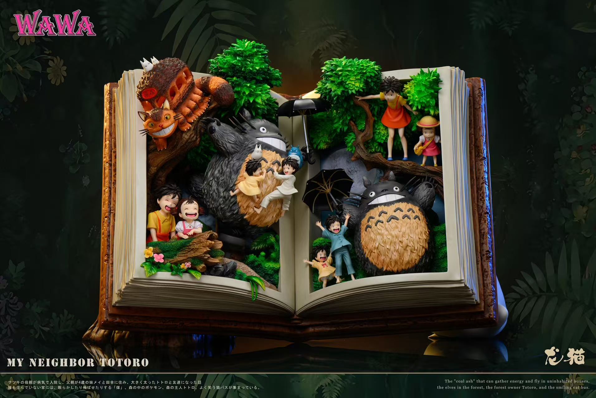 Wawa Studio - Hayao Miyazaki Book Series #1 My Neighbor Totoro Statue