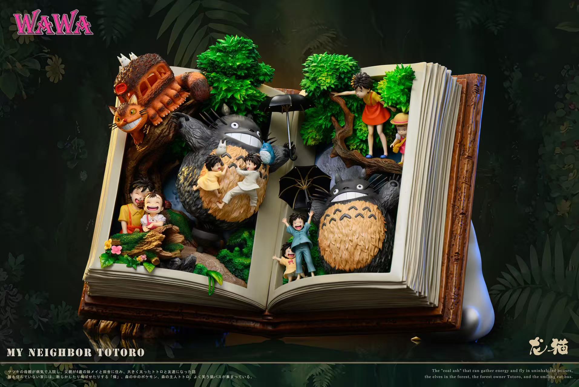 Wawa Studio - Hayao Miyazaki Book Series #1 My Neighbor Totoro Statue