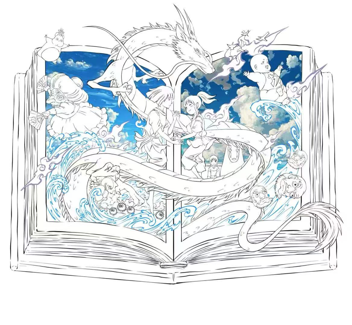 Wawa Studio - Hayao Miyazaki Book Series #1 My Neighbor Totoro Statue