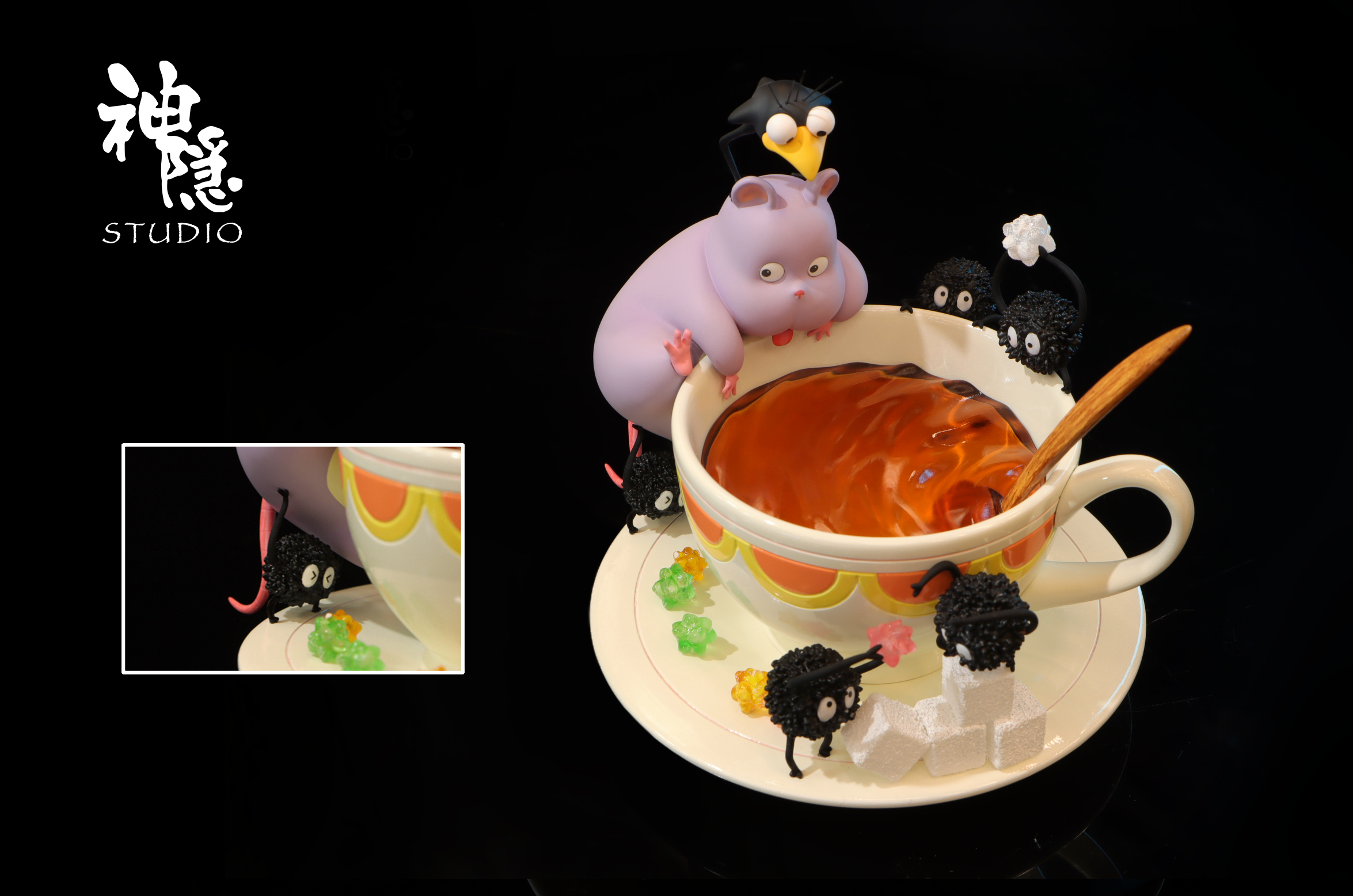 Shen Yin Studio - Boh’s Soothing Afternoon Tea Spirited Away Statue