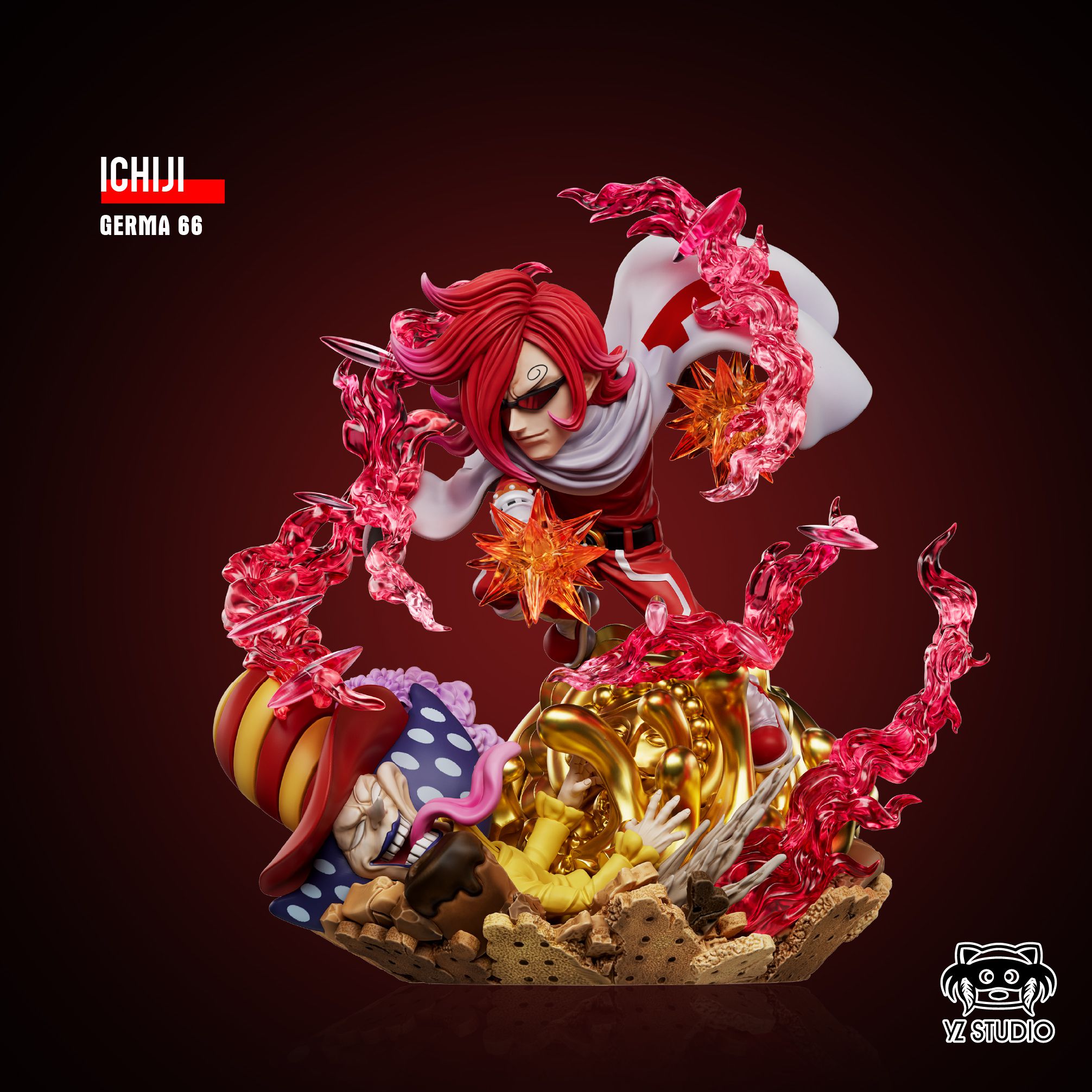Yz Studio - One Piece Germa 66 Series Vinsmoke Ichiji Statue