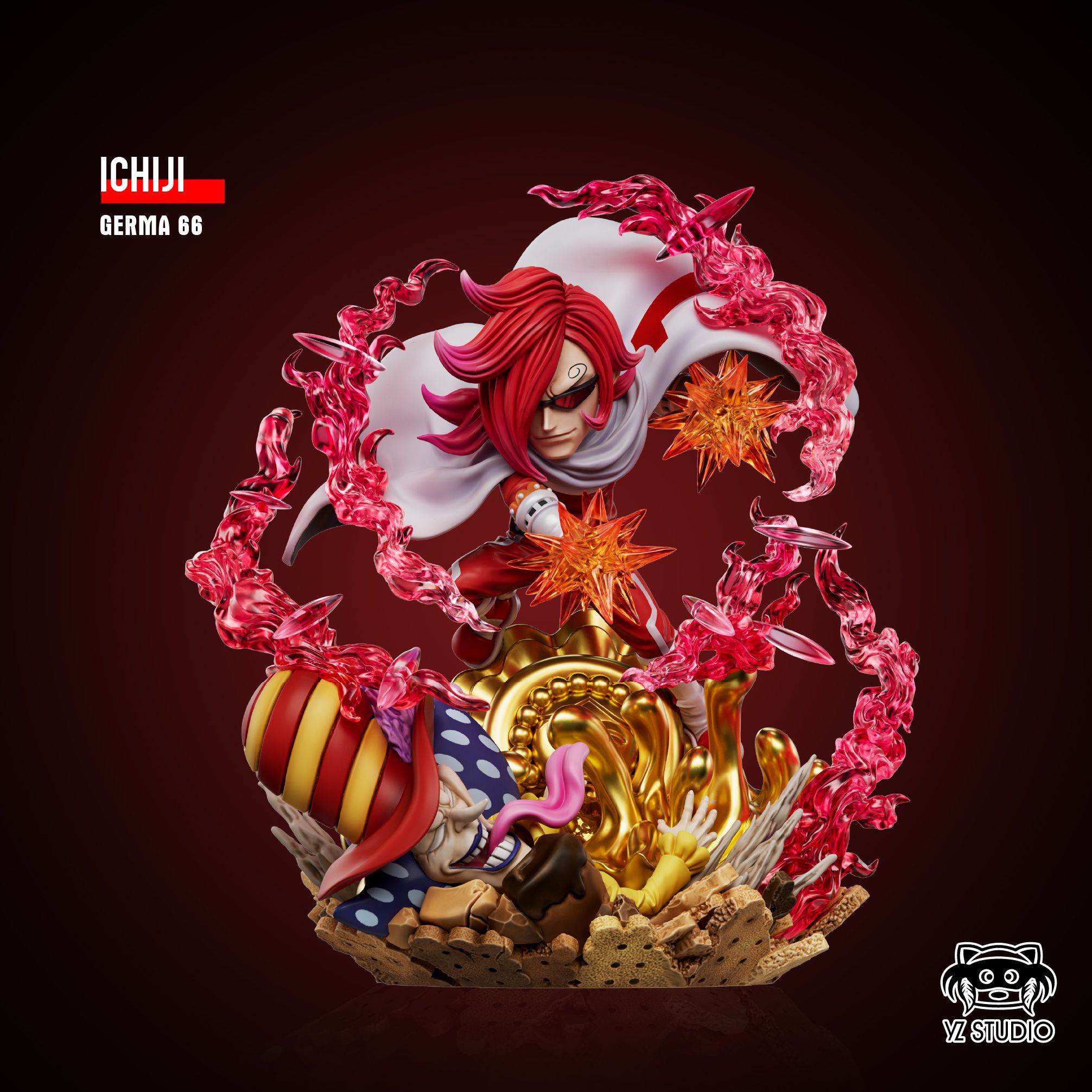 Yz Studio - One Piece Germa 66 Series Vinsmoke Ichiji Statue