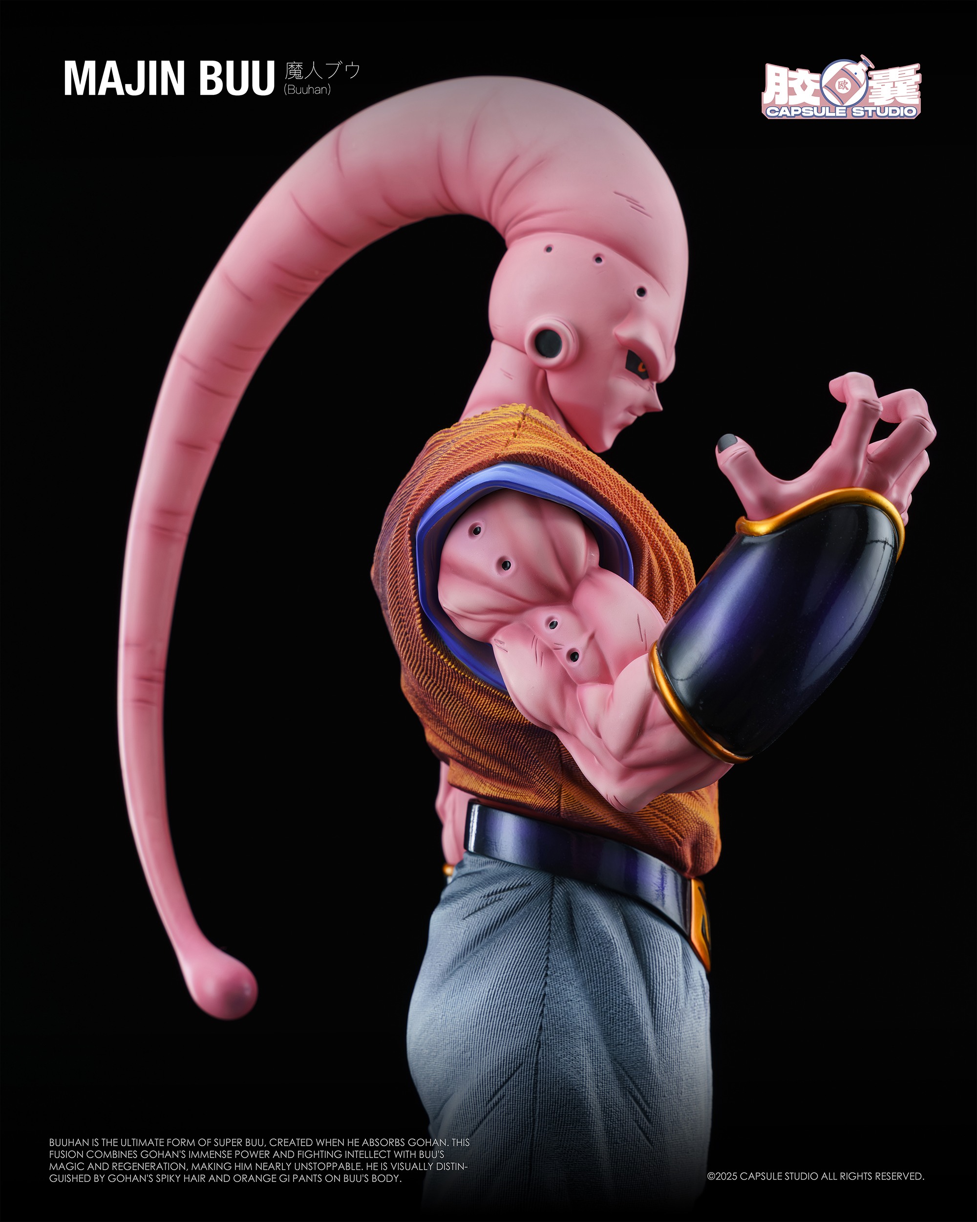 Capsule Studio - Gohan Buu Dragon Ball Statue 