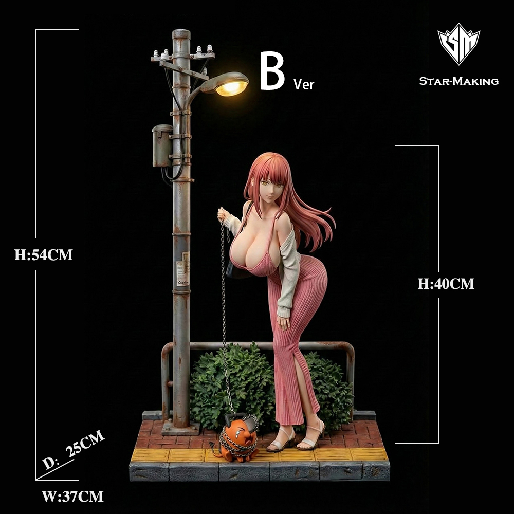 Star-Making Studio -Makima Chainsaw Man Statue