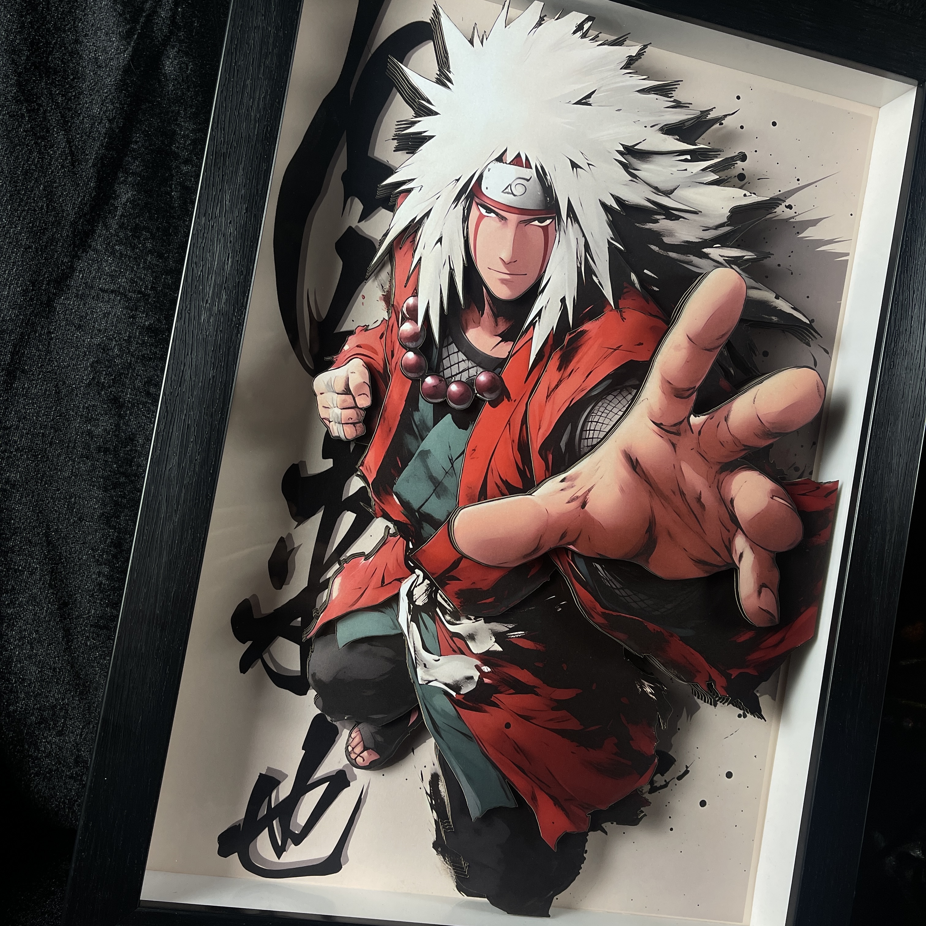 Naruto, Gama Sage Jiraiya, 3D decorative painting, B&W Studio, in stock