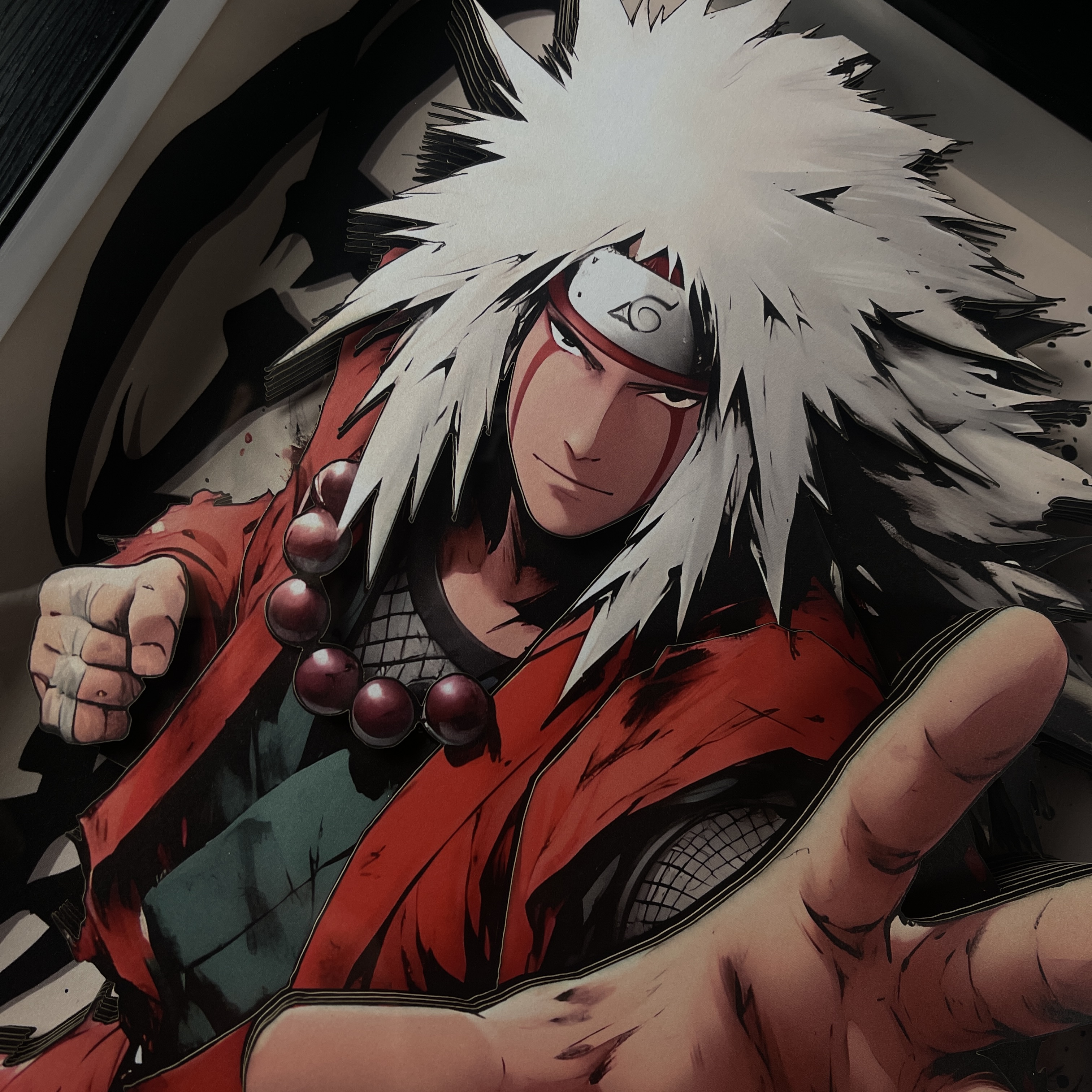 Naruto, Gama Sage Jiraiya, 3D decorative painting, B&W Studio, in stock