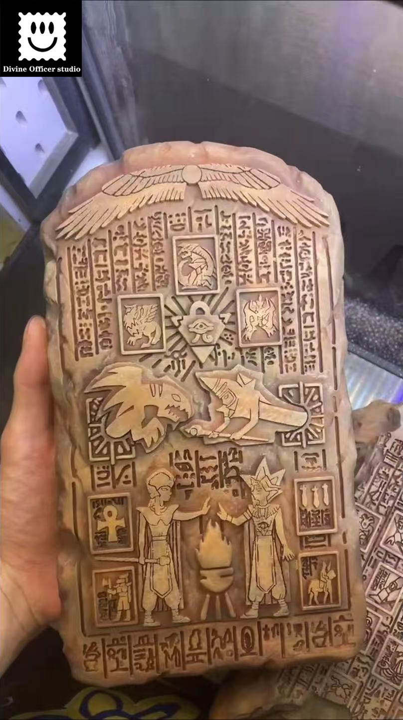 Yu-Gi-Oh! Exodia Slate & Pharaoh Atem Memory Slate Scene, Priest Studio, Scene Statue Pre-sale