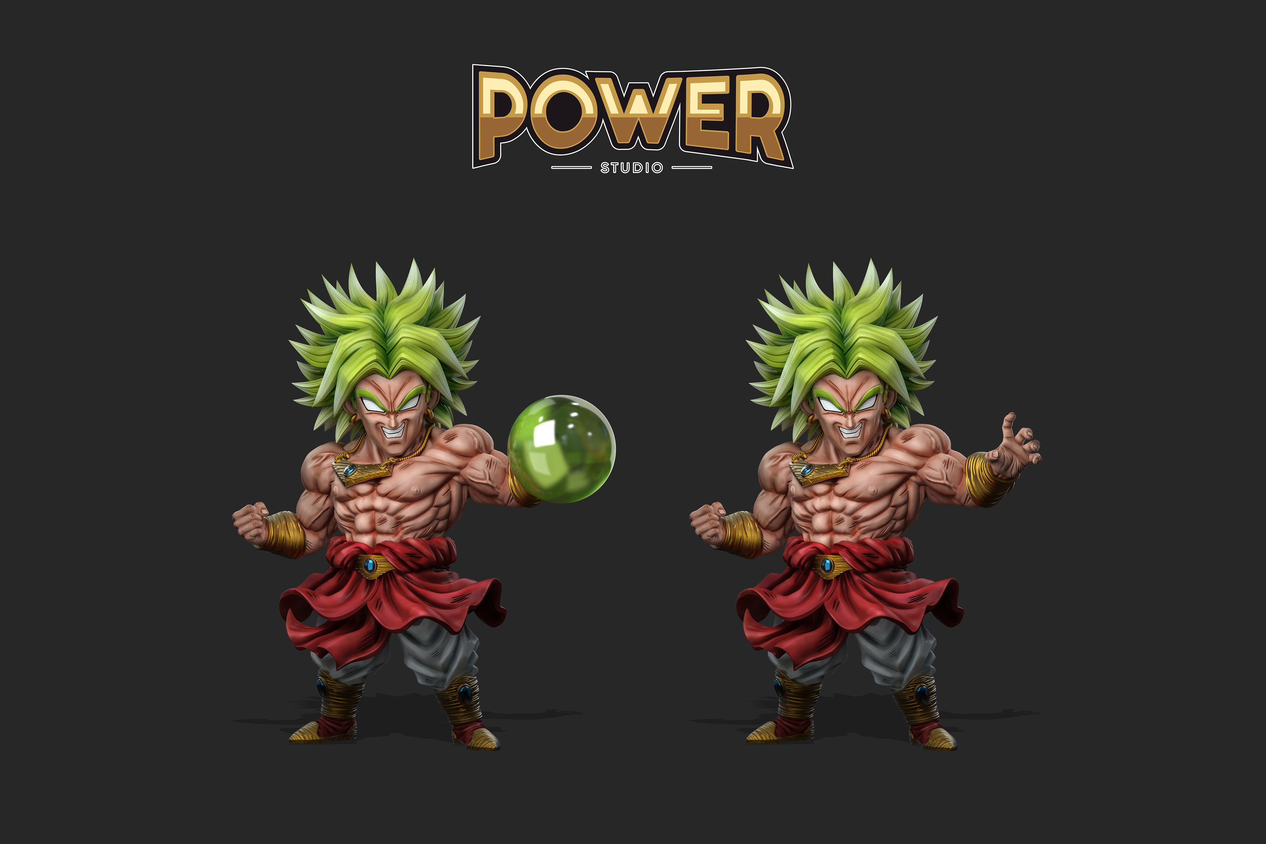 Dragon Ball One First Generation Broly wcf scale, Power studio, statue GK pre-sale