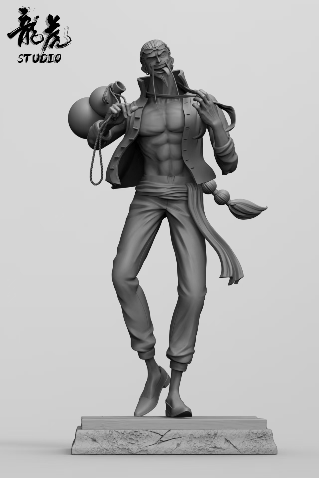 One Piece CP0 CP9 Jabra Statue(GK)-Long Hu Studio 