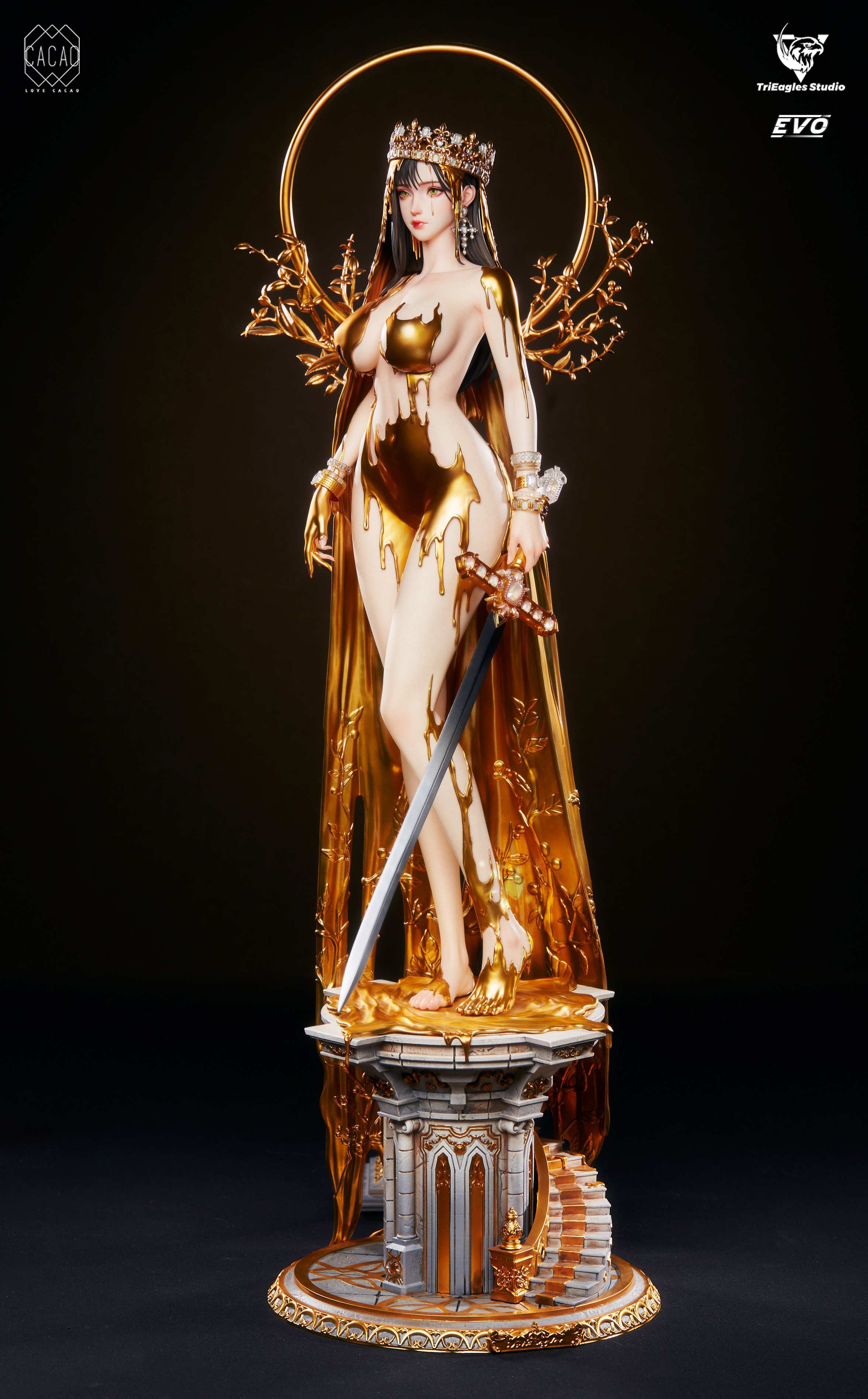 Original EVOLUTION- GOLDEN AGE statue GK (authorized), TTriEagles Studio, pre-sale